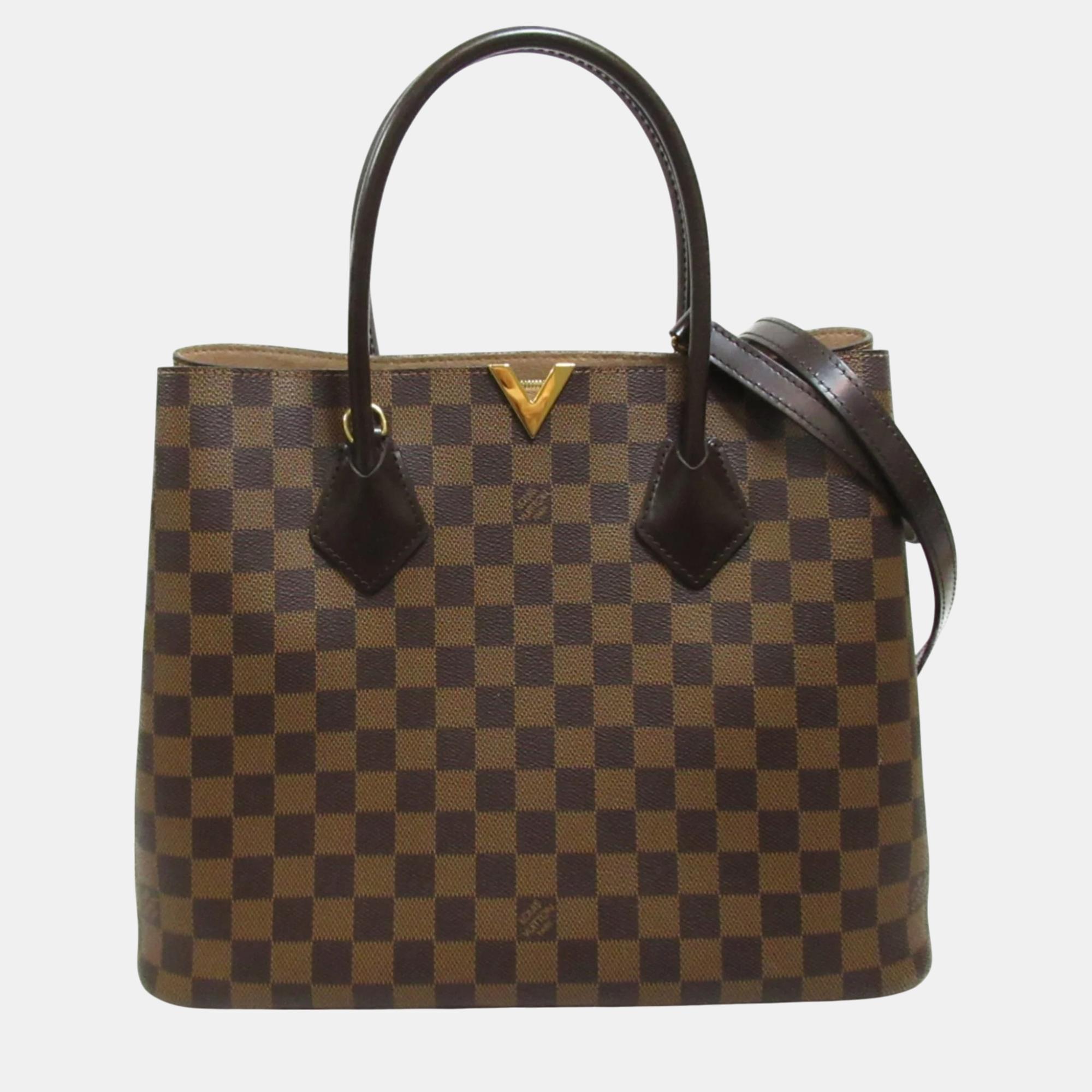 

Louis Vuitton Coated Canvas Damier Black Kensington Shoulder Bag