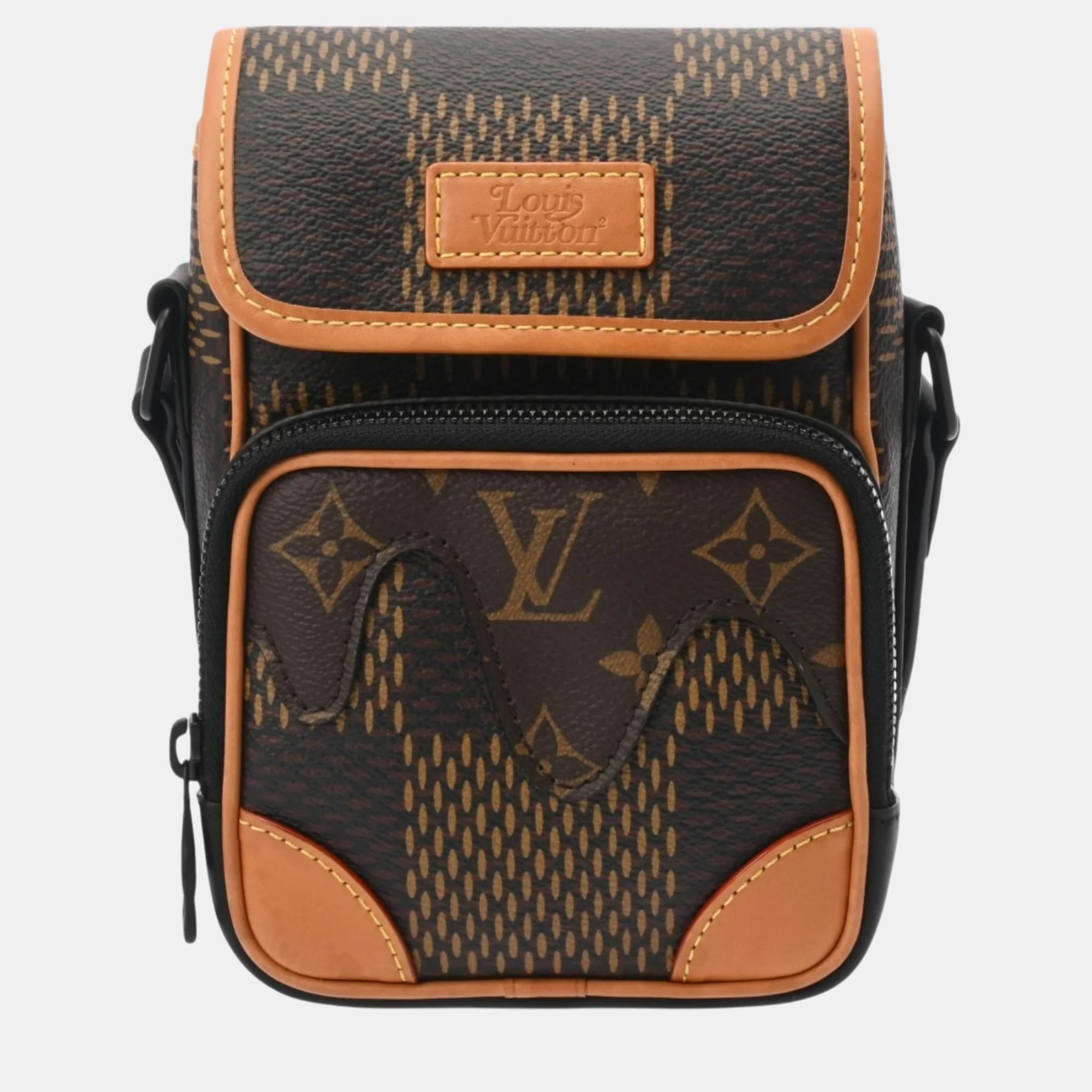 

Louis Vuitton Brown Damier Giant Sling Bag