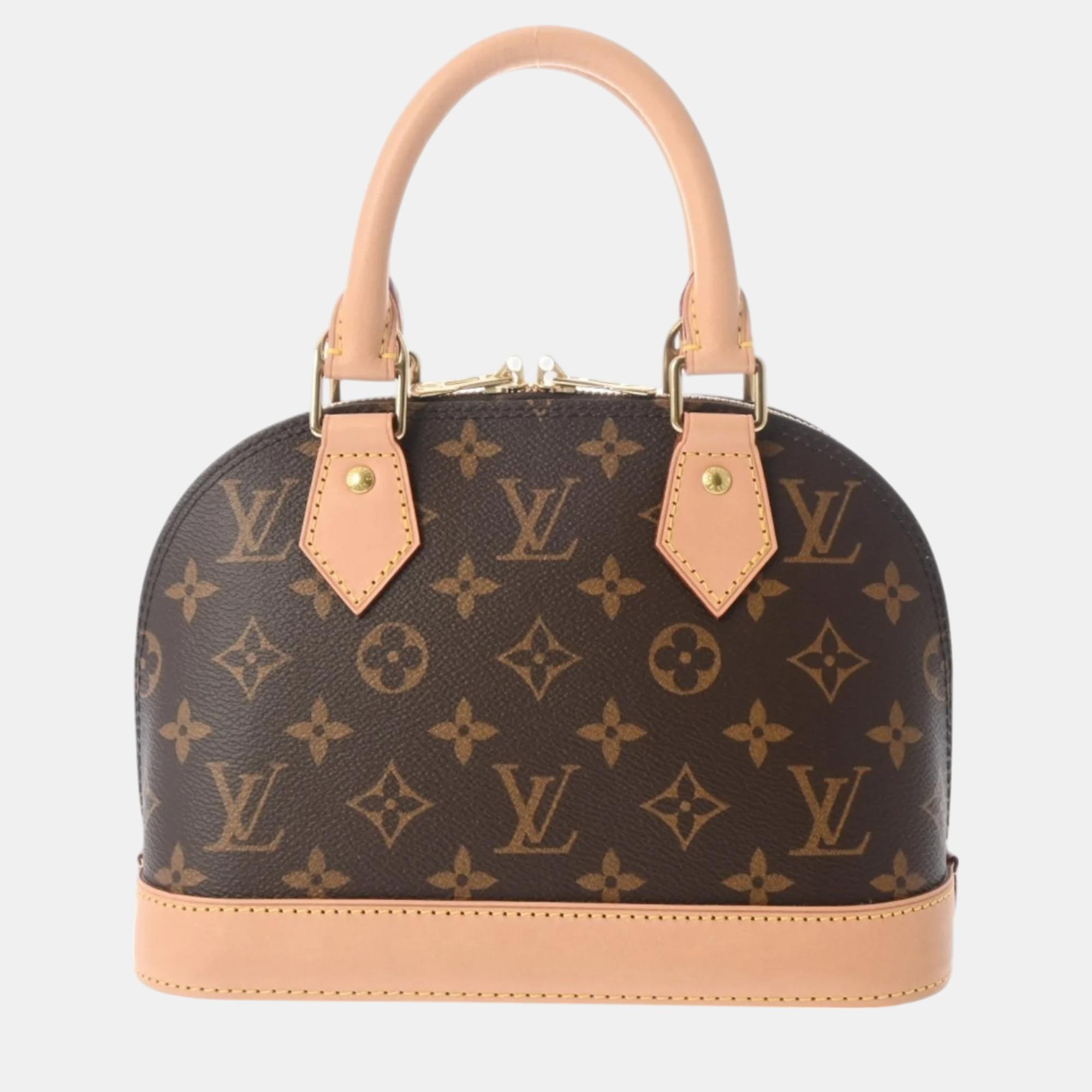 

Louis Vuitton Brown Canvas Monogram Alma Bb Handbag