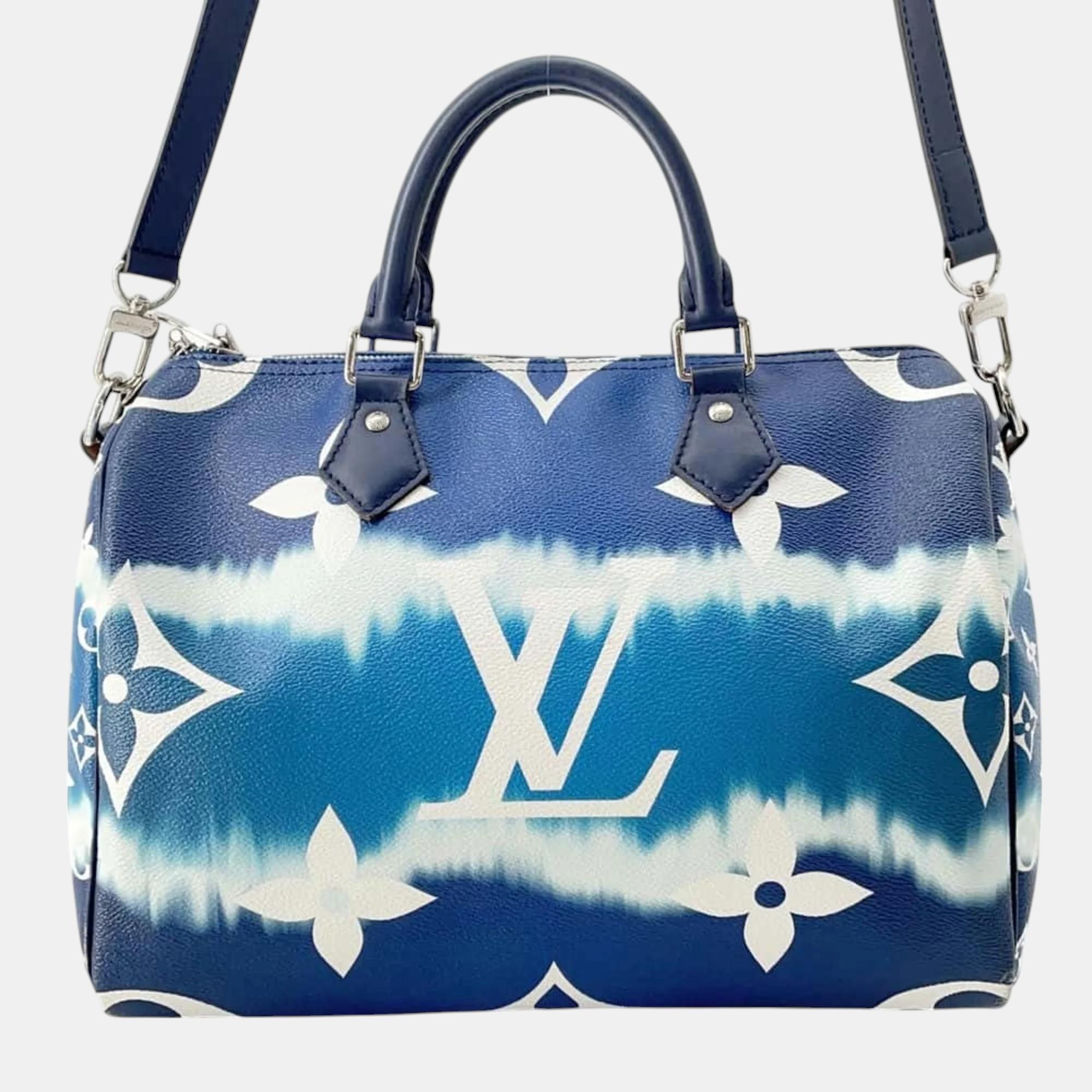 

Louis Vuitton Lv Escale Speedy Bandouliere 30 Handbag, Blue