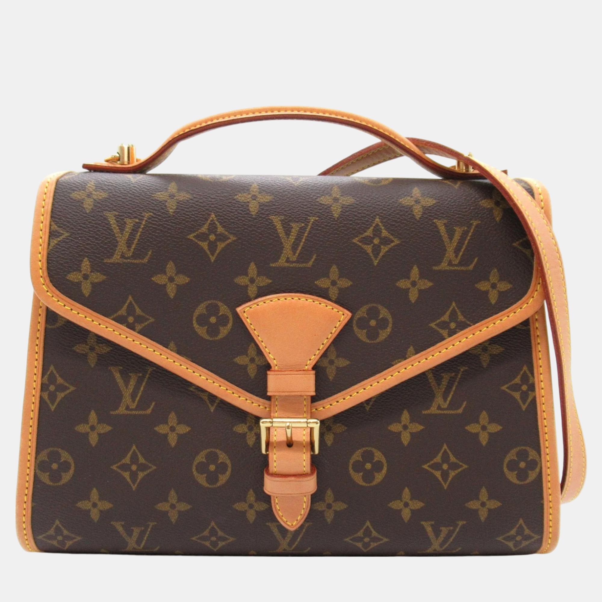 

Louis Vuitton Coated Canvas Monogram Brown Bel Air Shoulder Bag