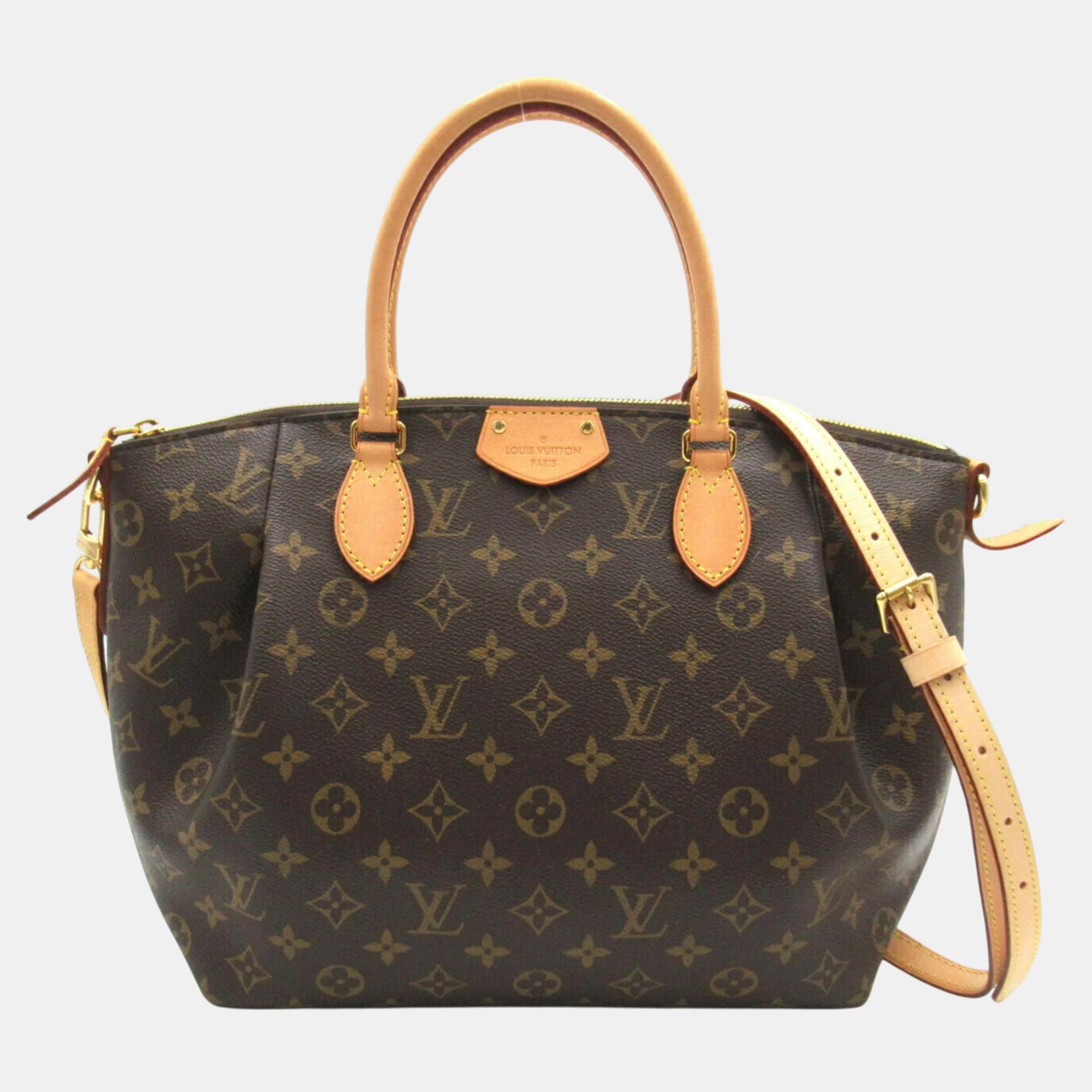 

Louis Vuitton Coated Canvas Monogram Brown Turen MM Bag