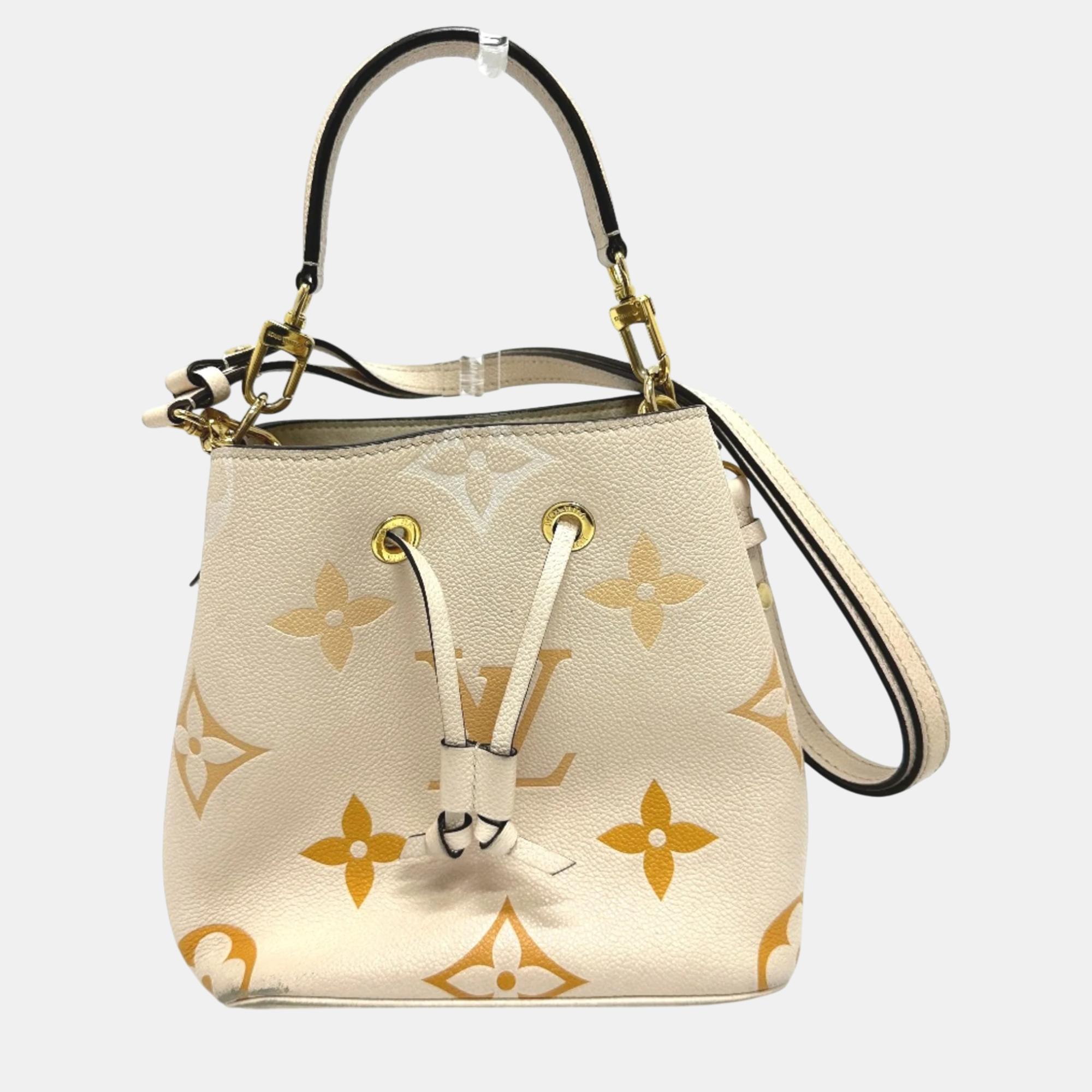 

Louis Vuitton Saffron Beige Monogram Empreinte Crossbody Bag