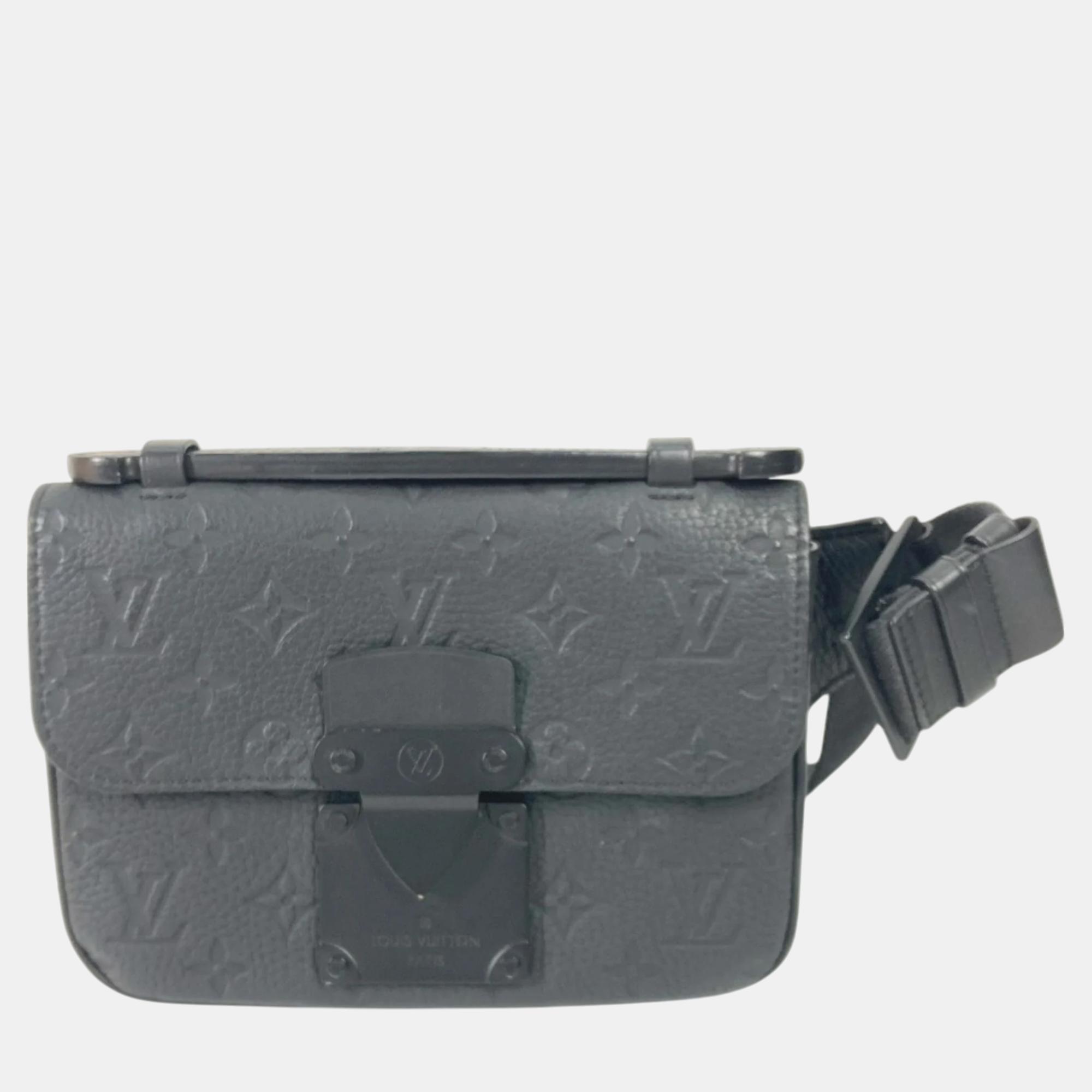 

Louis Vuitton Black Monogram Empreinte Shoulder Bag