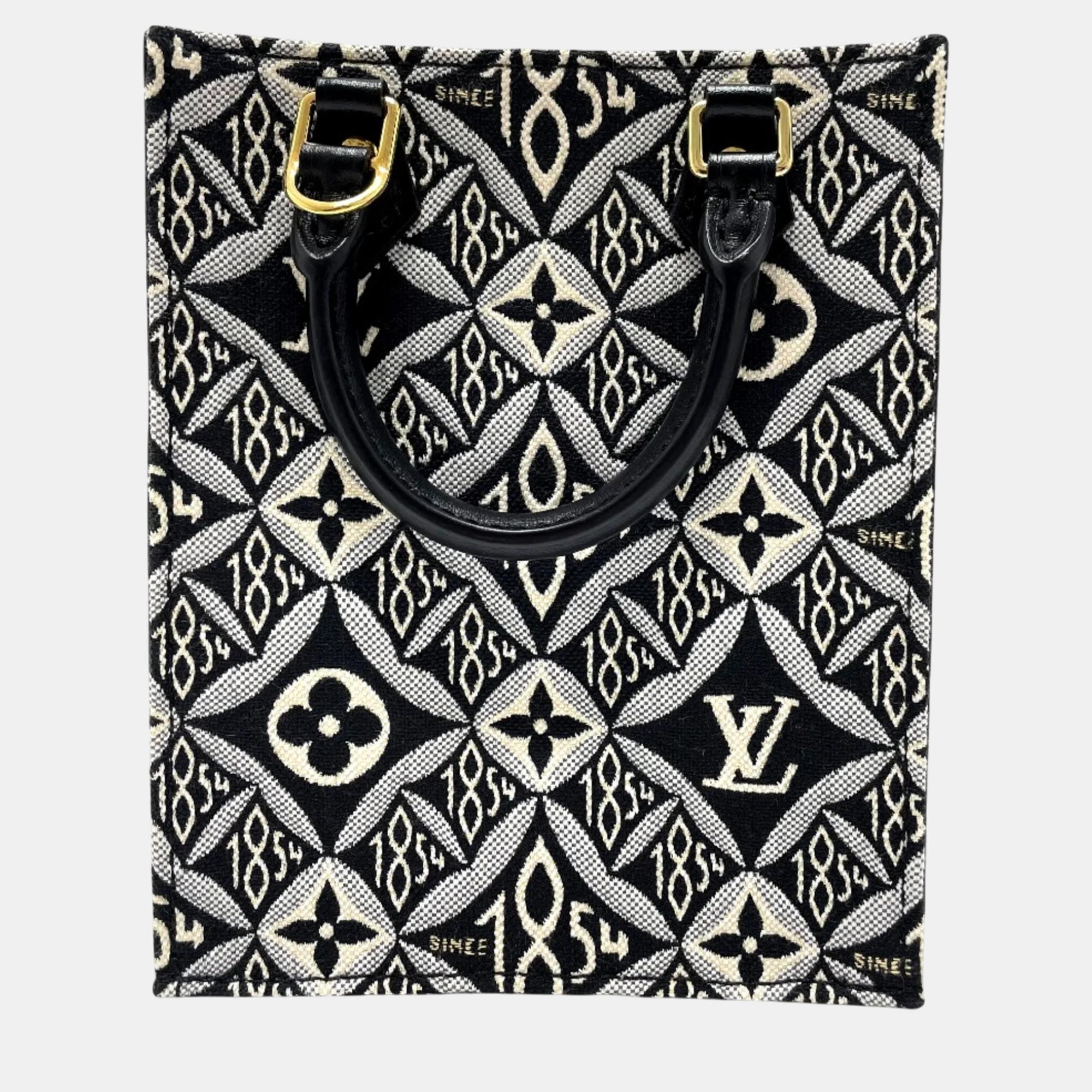 

Louis Vuitton Black X Blue Monogram Jacquard Bag