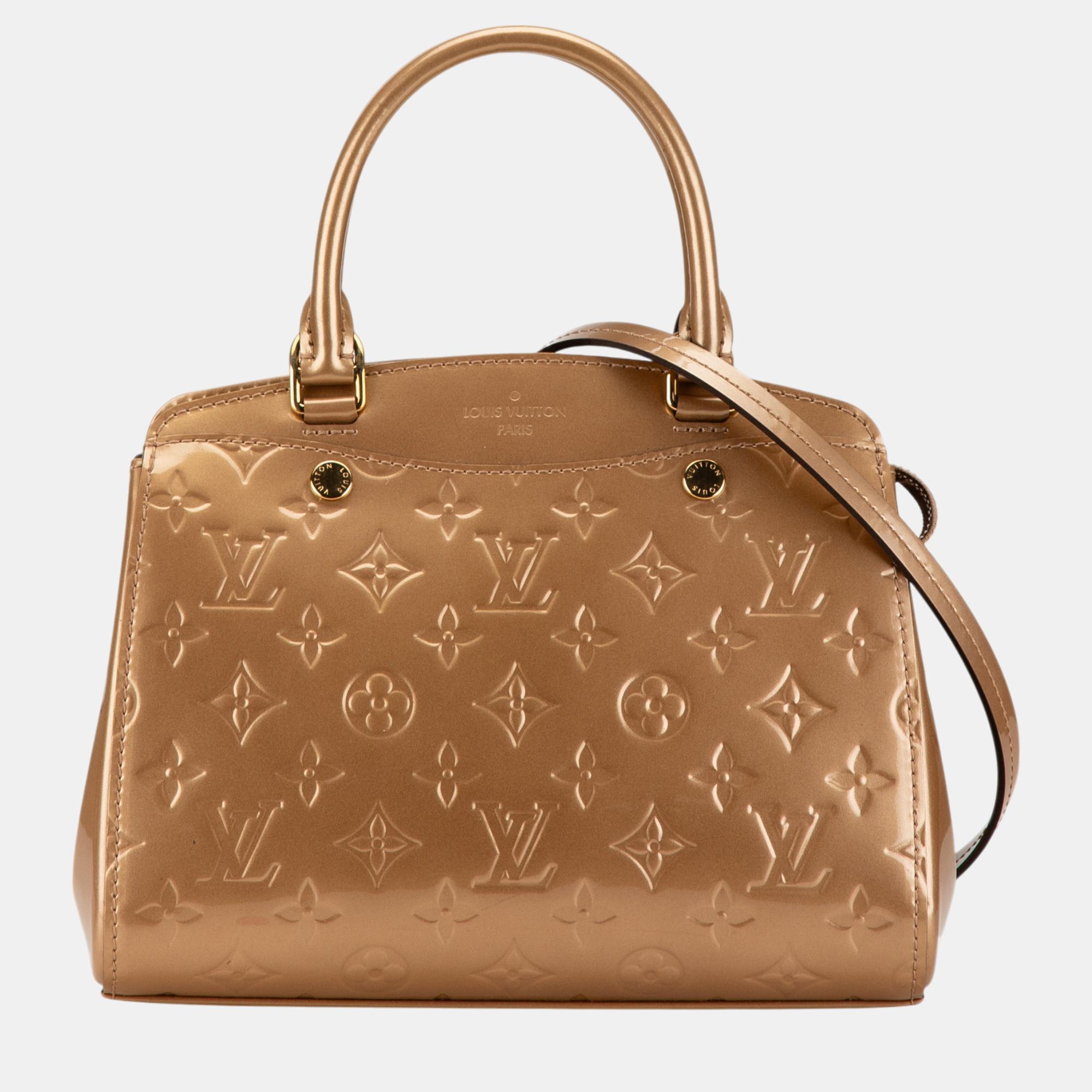 

Louis Vuitton Brown Monogram Vernis Brea PM