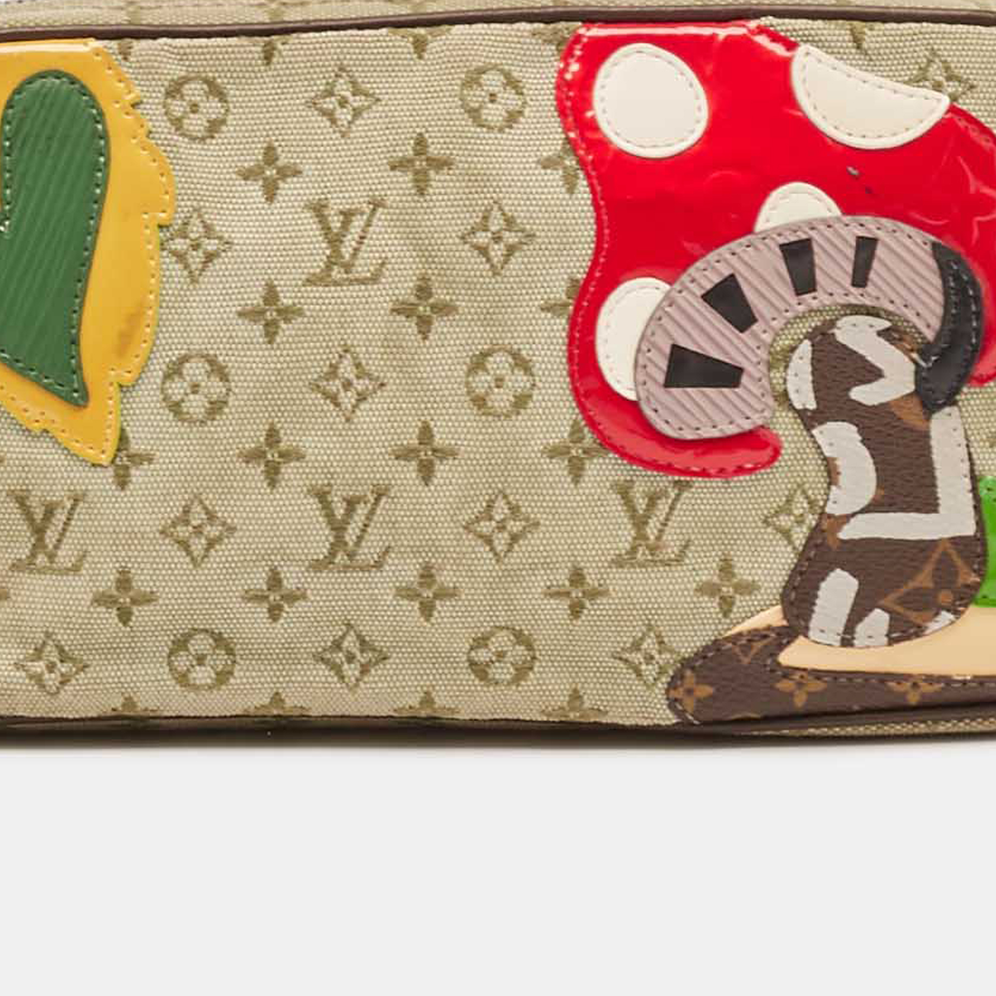 Louis Vuitton Khaki Monogram Mini Lin Limited Edition Conte De Fees Pochette 