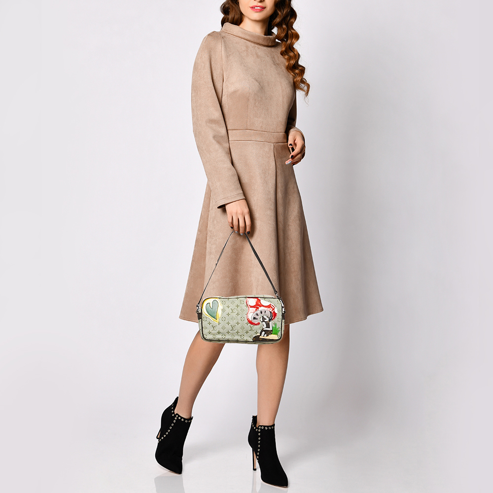 Louis Vuitton Khaki Monogram Mini Lin Limited Edition Conte De Fees Pochette 