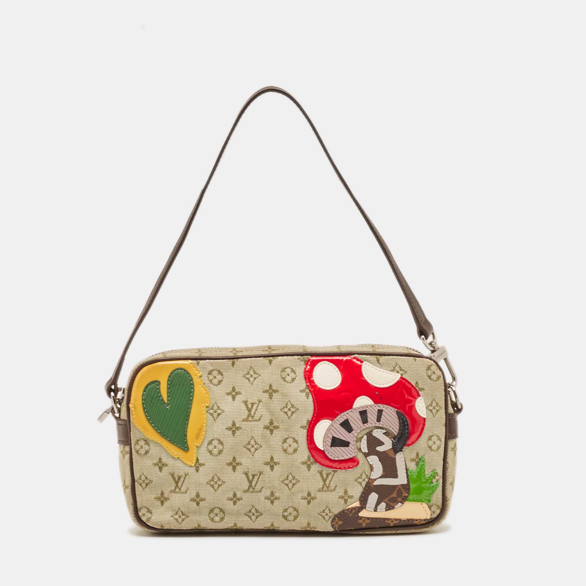 

Louis Vuitton Khaki Monogram Mini Lin Limited Edition Conte De Fees Pochette, Multicolor