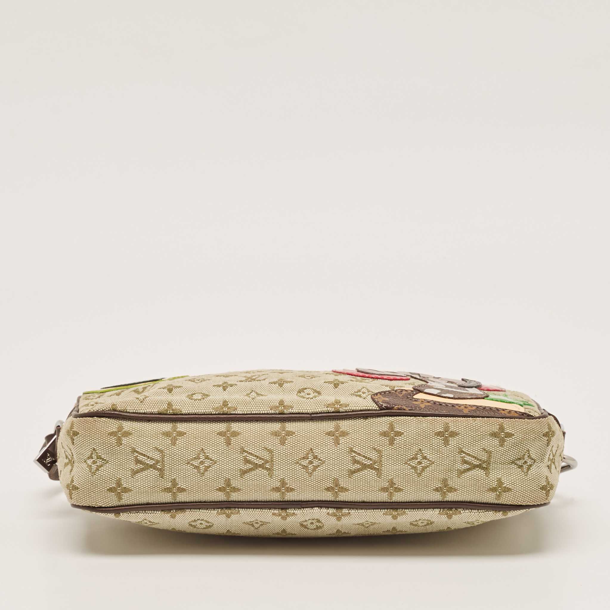 Louis Vuitton Khaki Monogram Mini Lin Limited Edition Conte De Fees Pochette 