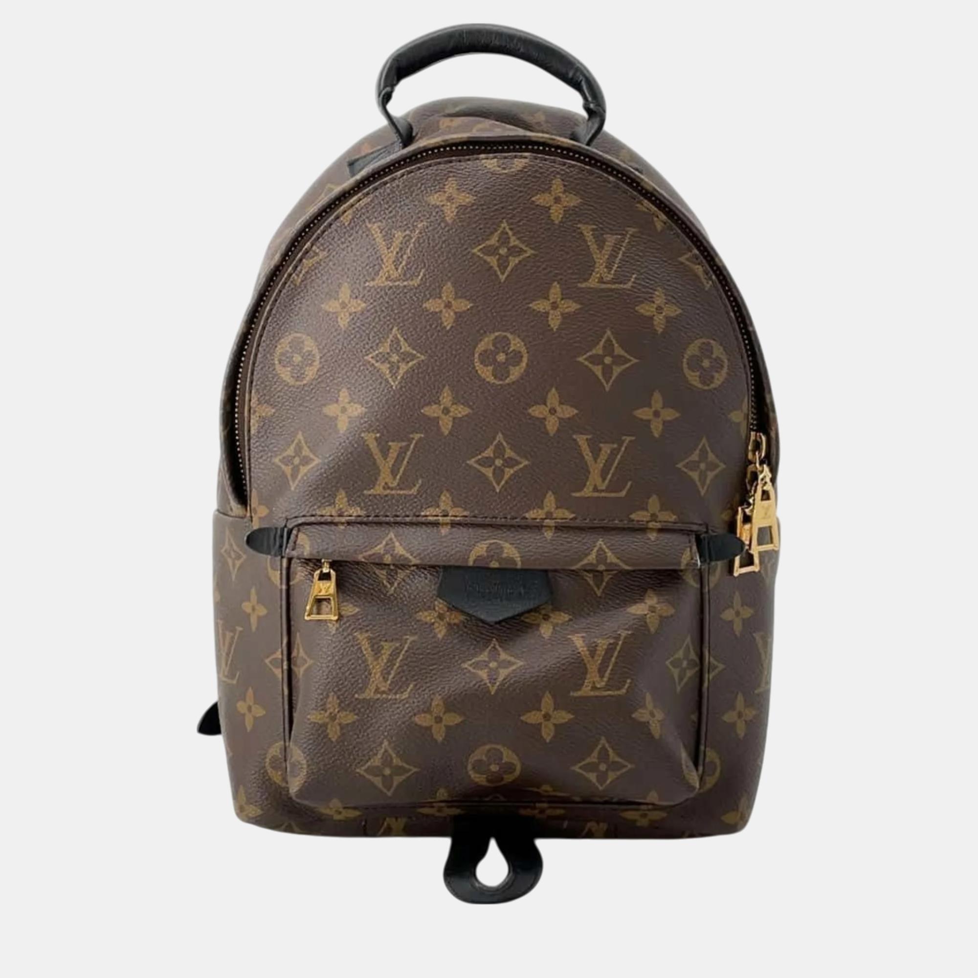 

Louis Vuitton Monogram Palm Springs Mm Backpack Bag, Brown