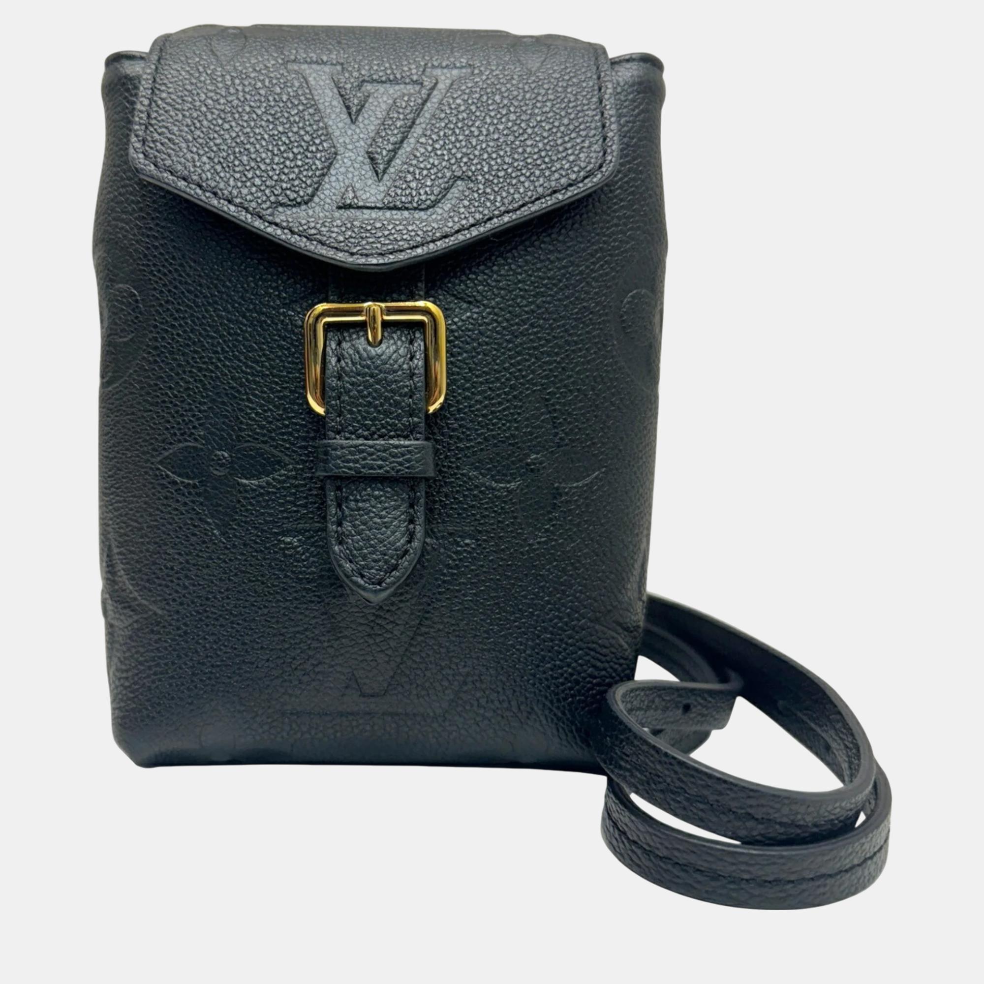 

Louis Vuitton Monogram Empreinte Leather Black Tiny Backpack