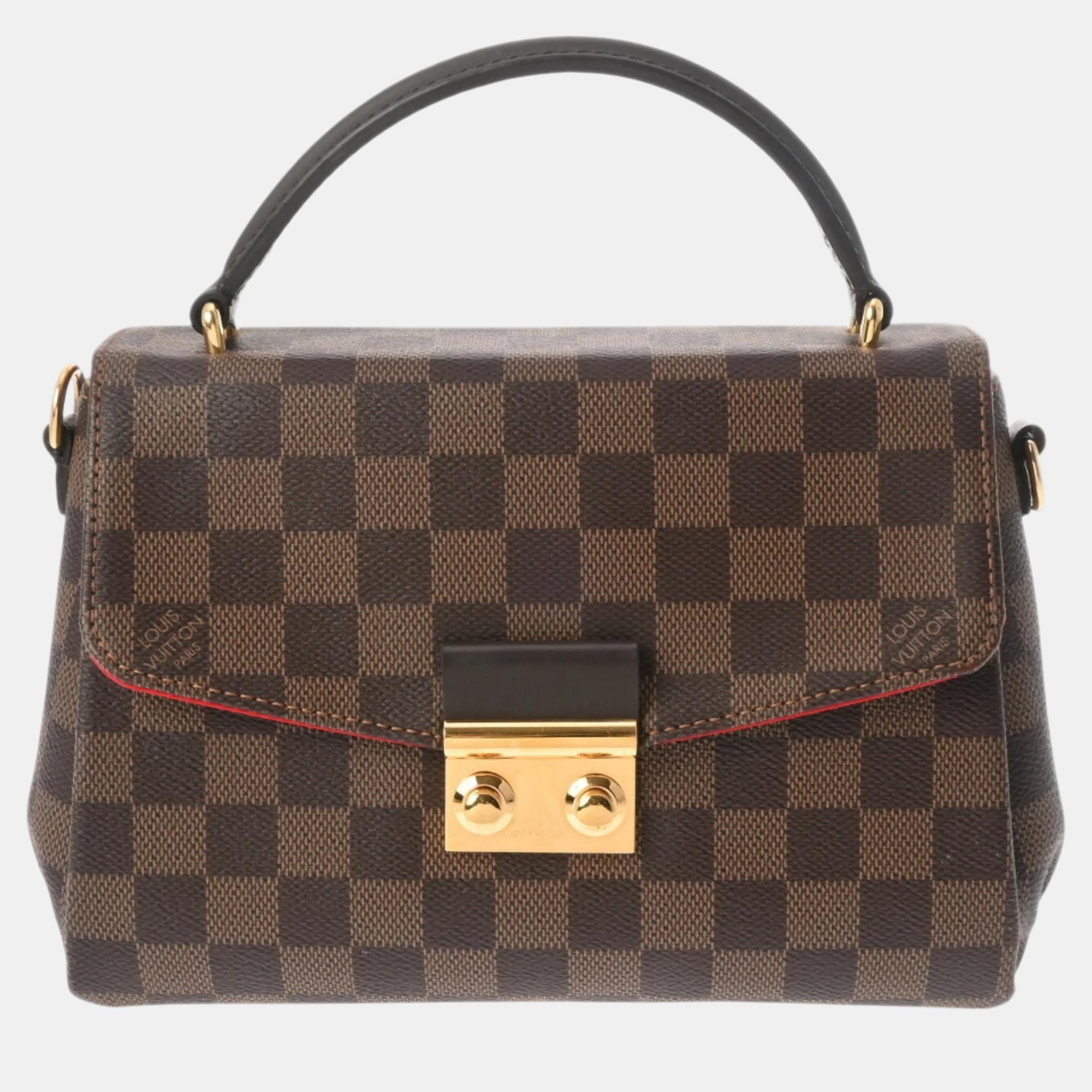 

Louis Vuitton Damier Croisette Brown Canvas Handbag