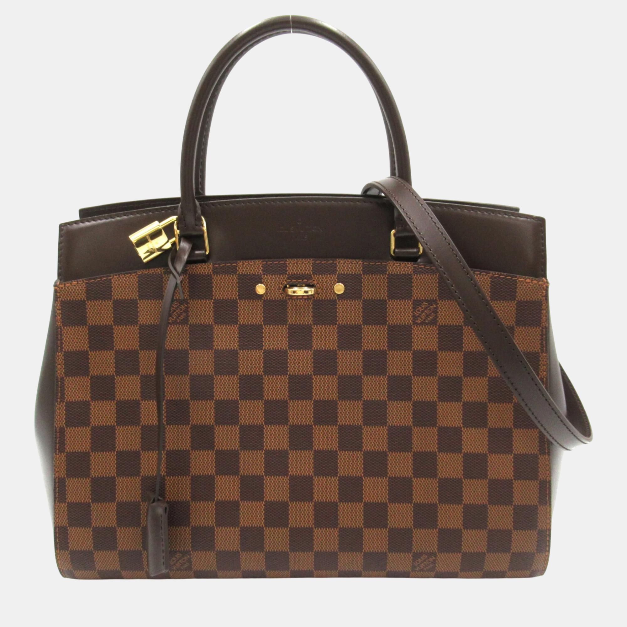 

Louis Vuitton Brown Damier Pvc Coated Canvas Rivoli Mm bag