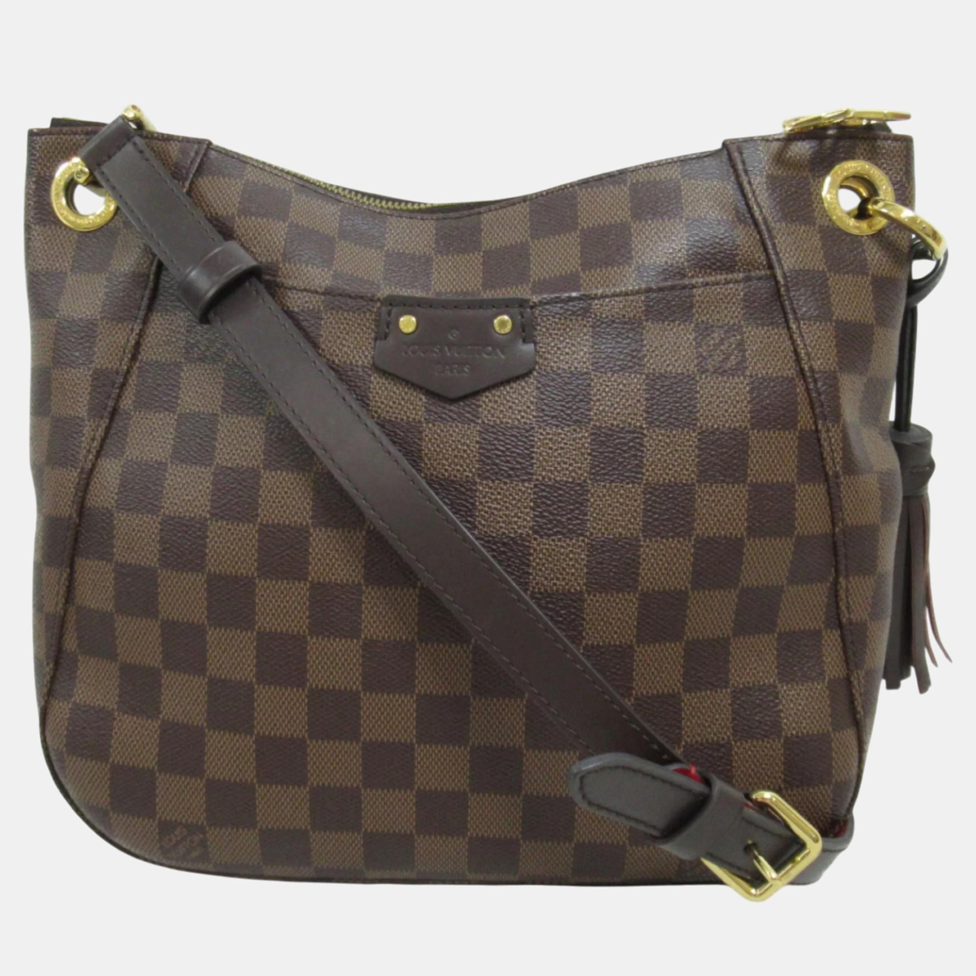 

Louis Vuitton Brown Damier Pvc Coated Canvas South Bank Shoulder Bag