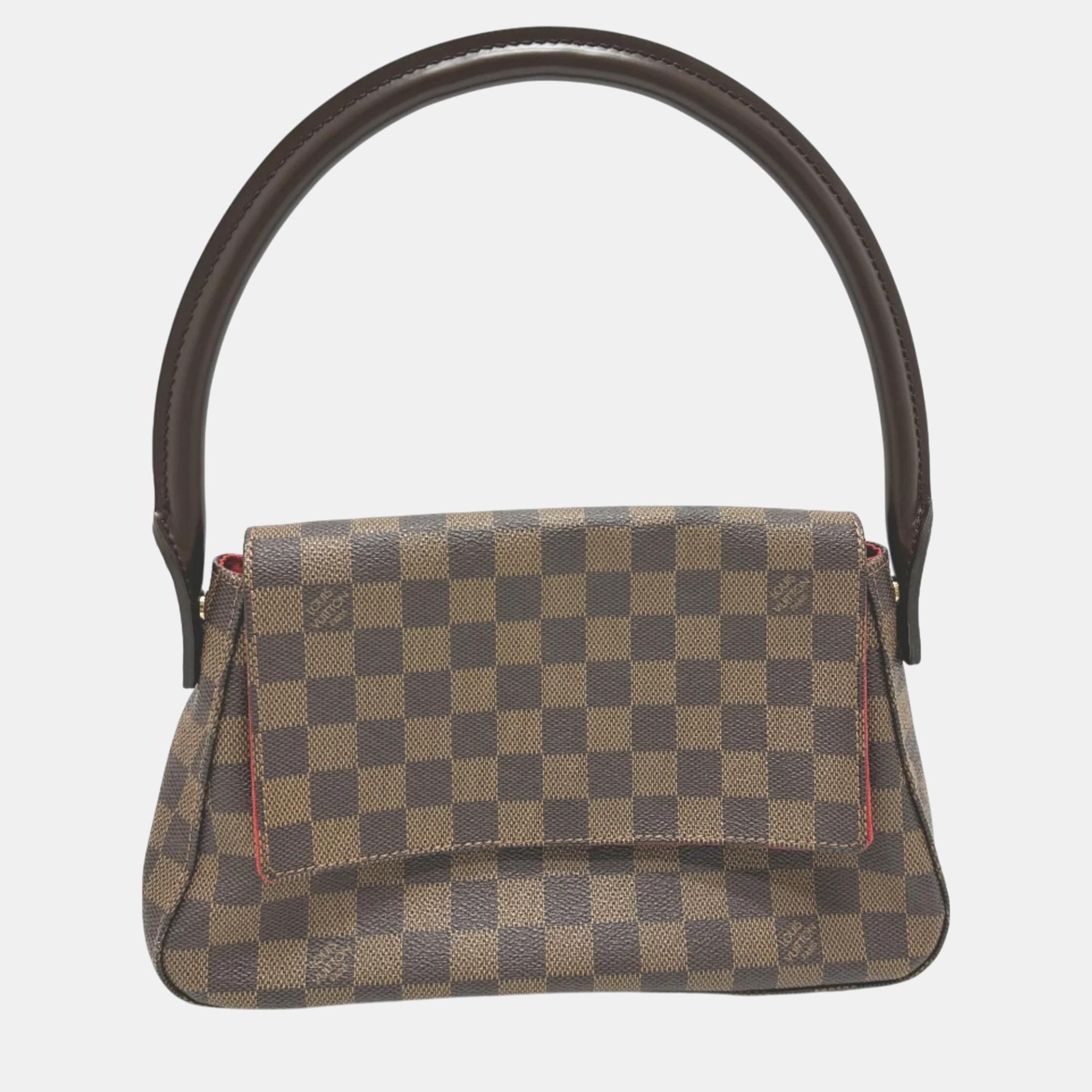 

Louis Vuitton Ebene Brown Damier Tote Bag