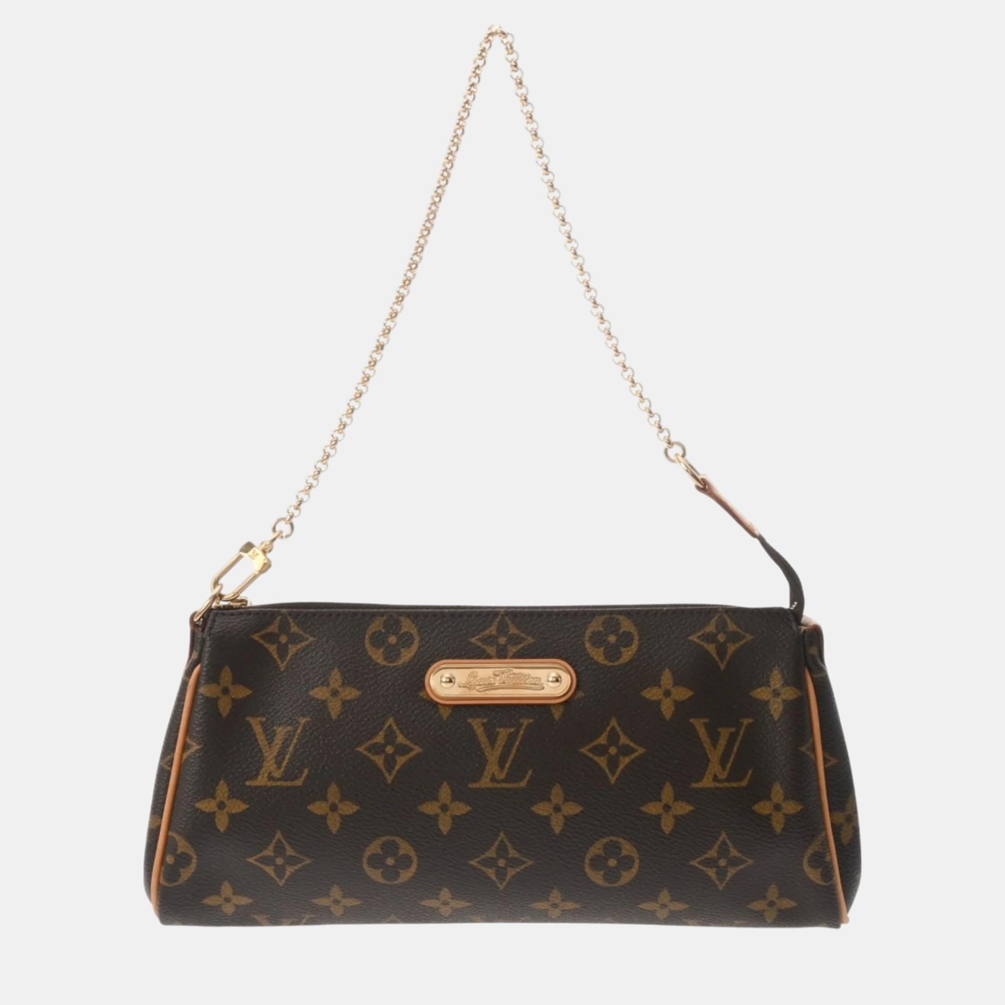 

Louis Vuitton Brown Canvas Monogram Eva Shoulder Bag