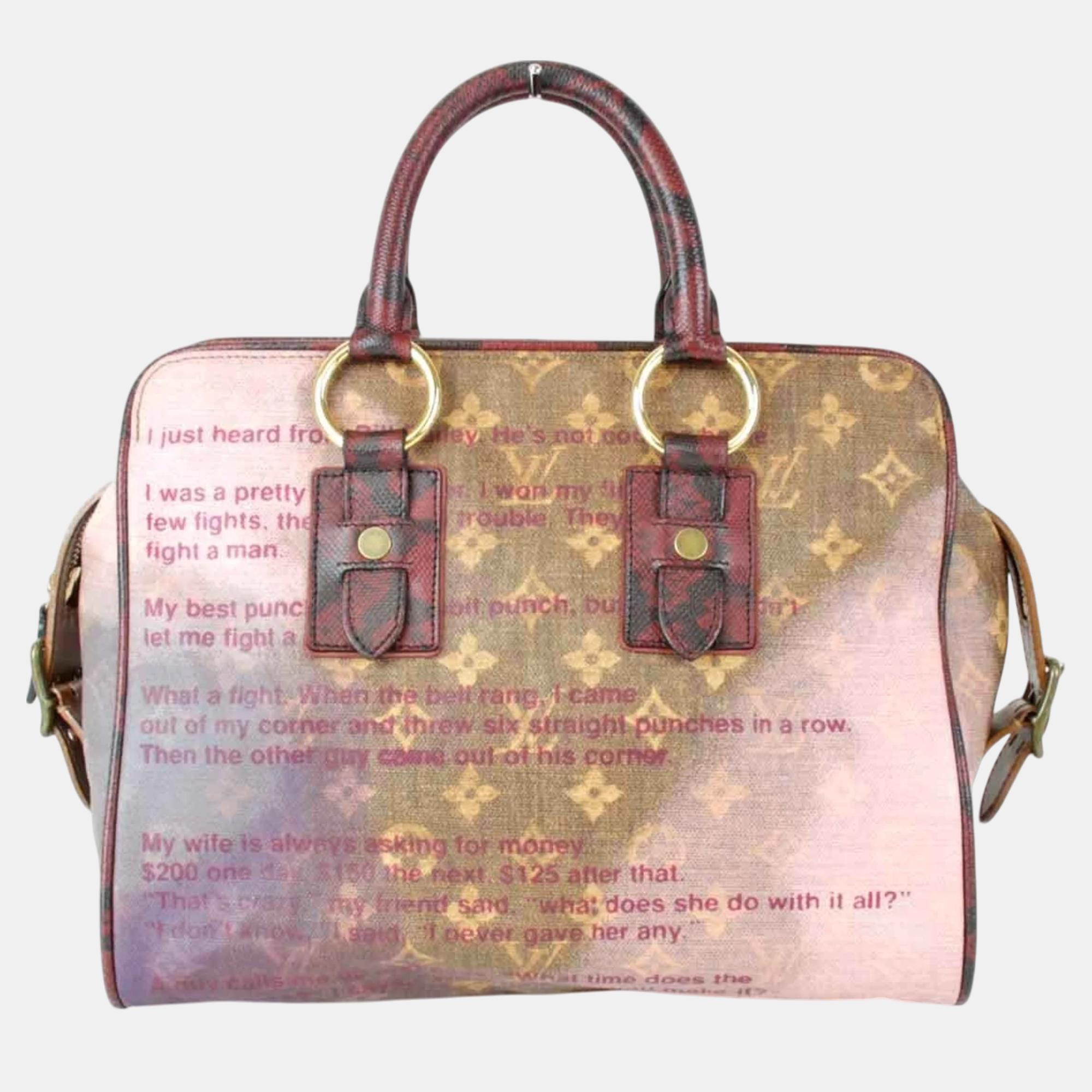 

Louis Vuitton Monogram Violet Graduate Handbag, Purple