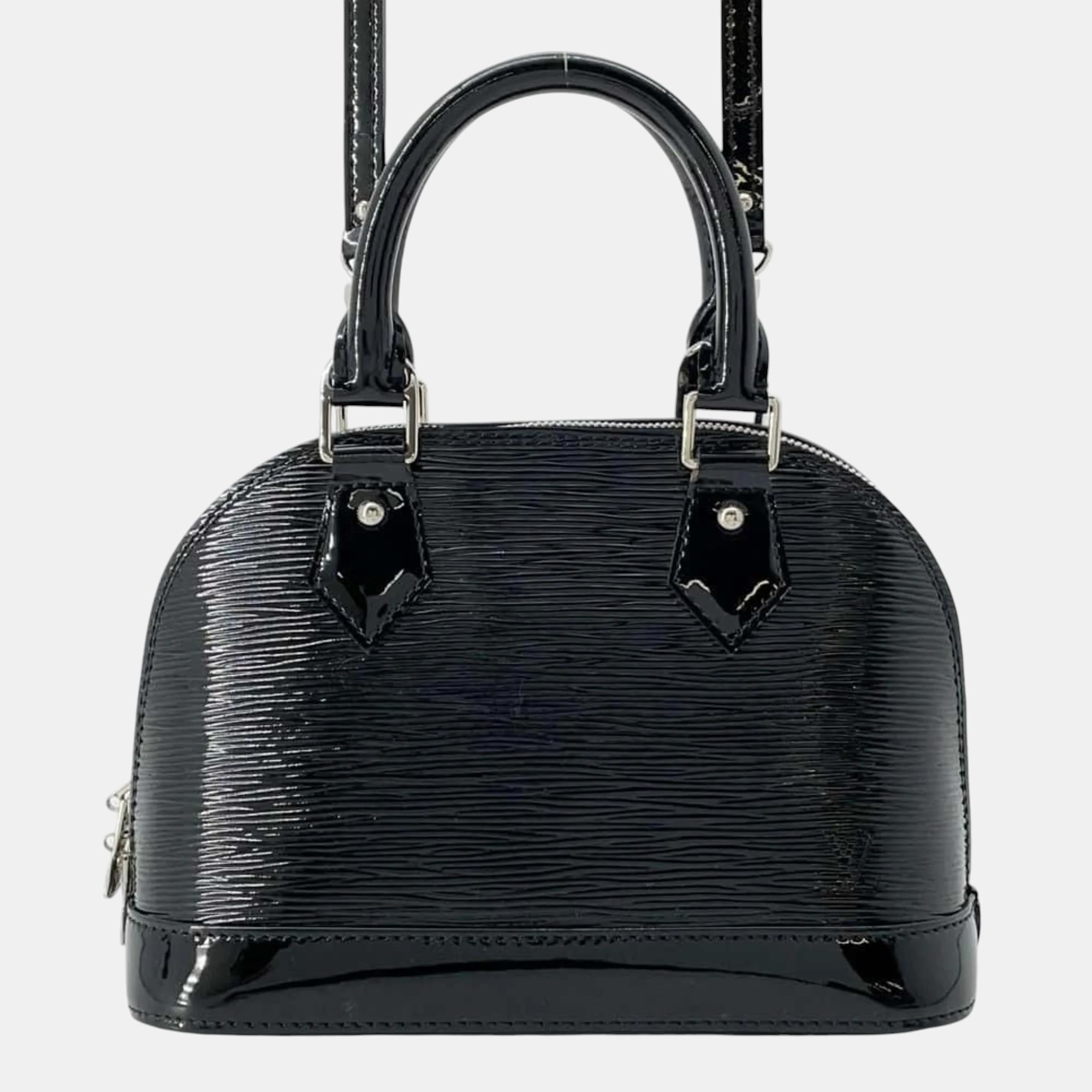 

Louis Vuitton Black Epi Electric Alma BB Handbag