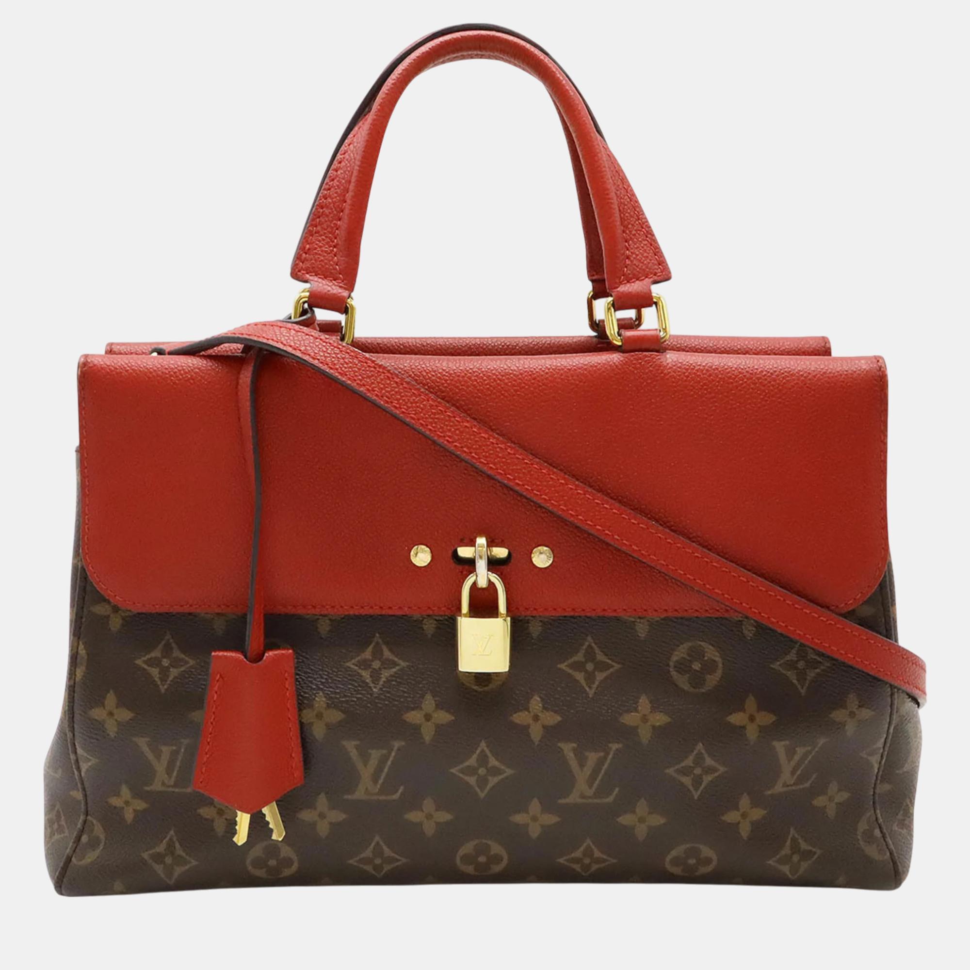 

Louis Vuitton Cerise Red Monogram Venus Handbag, Brown