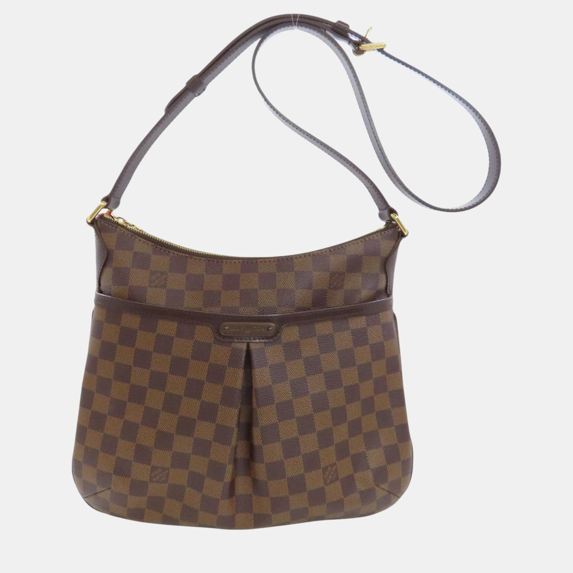 Pre-owned Louis Vuitton Damier Canvas Bloomsbury Pm Shoulder Bag In Brown