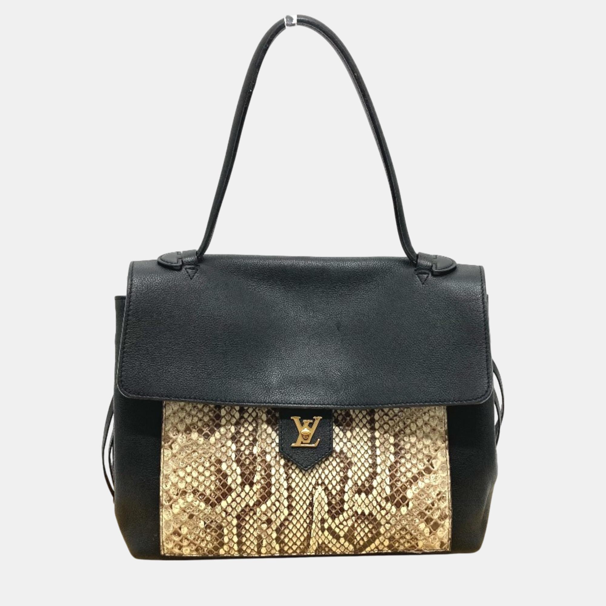 

Louis Vuitton Black Logo Hardware Shoulder Bag