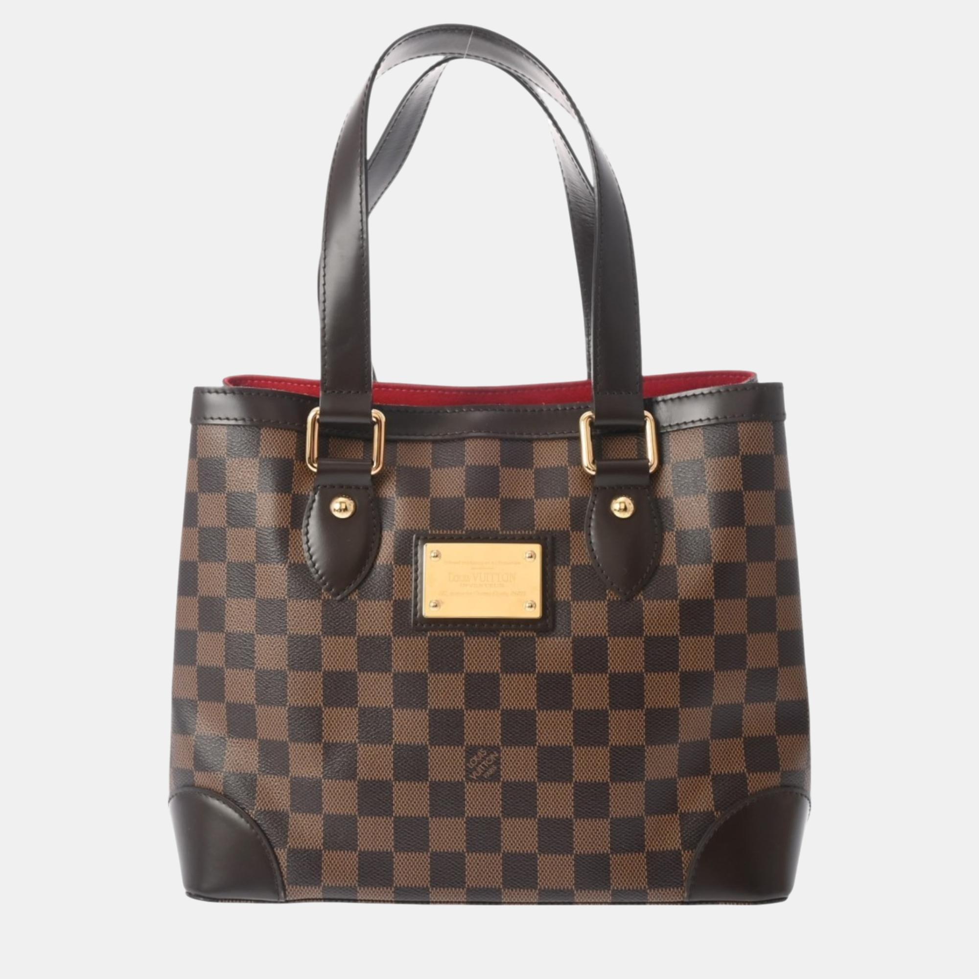 

Louis Vuitton Brown Canvas Damier Hampstead PM Handbag