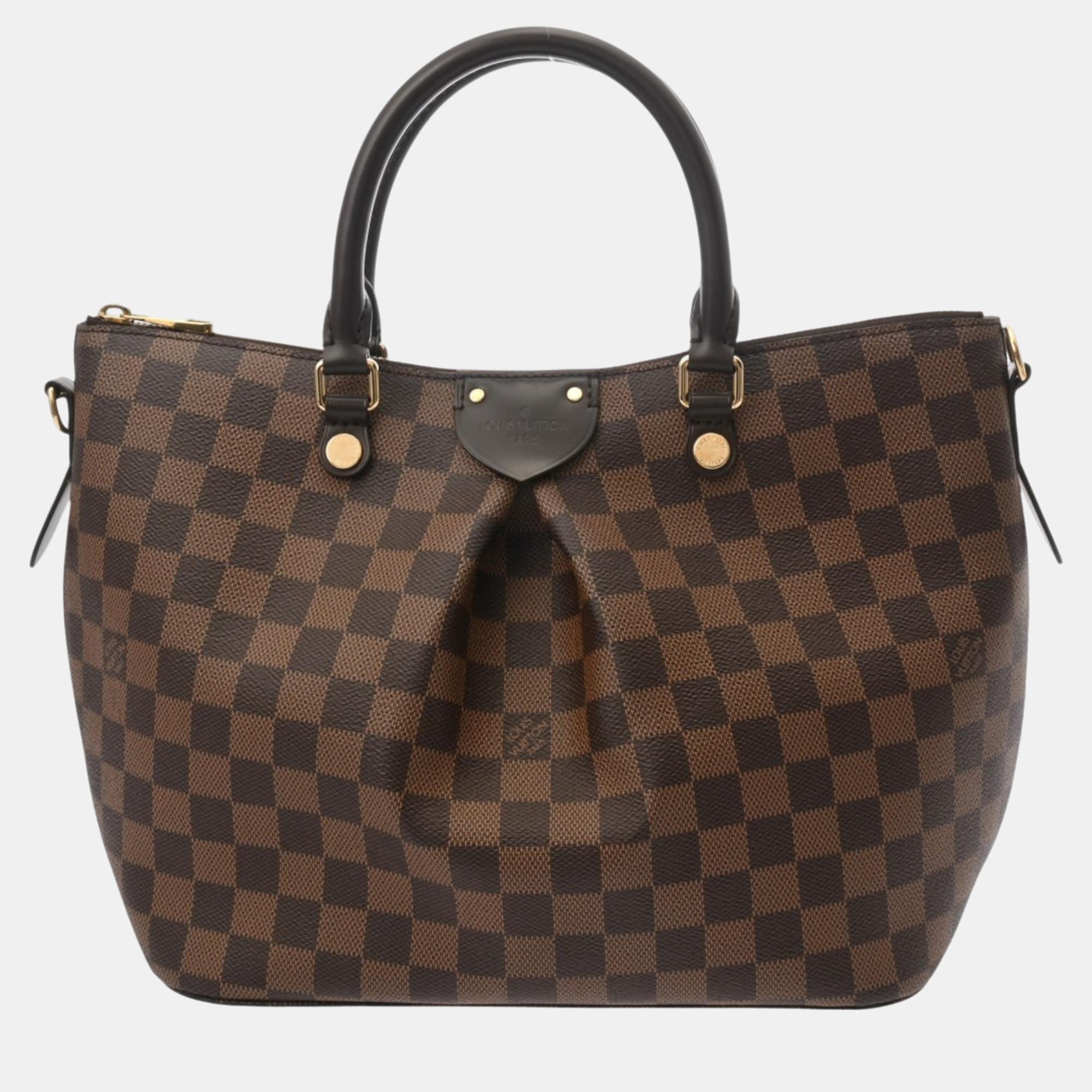 

Louis Vuitton Brown Canvas Damier Sienna MM Handbag