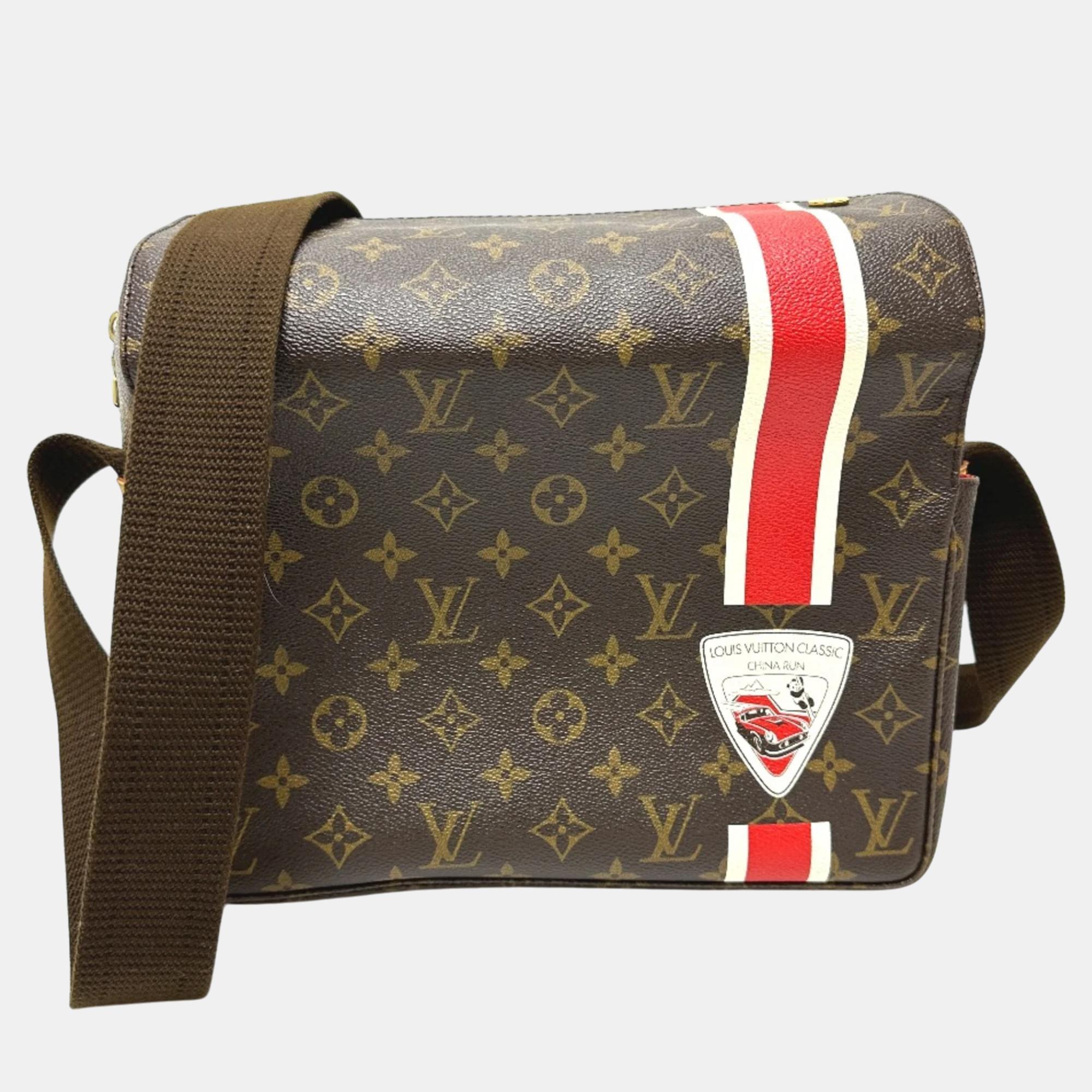 

Louis Vuitton Brown Monogram Naviglio Shoulder Bag