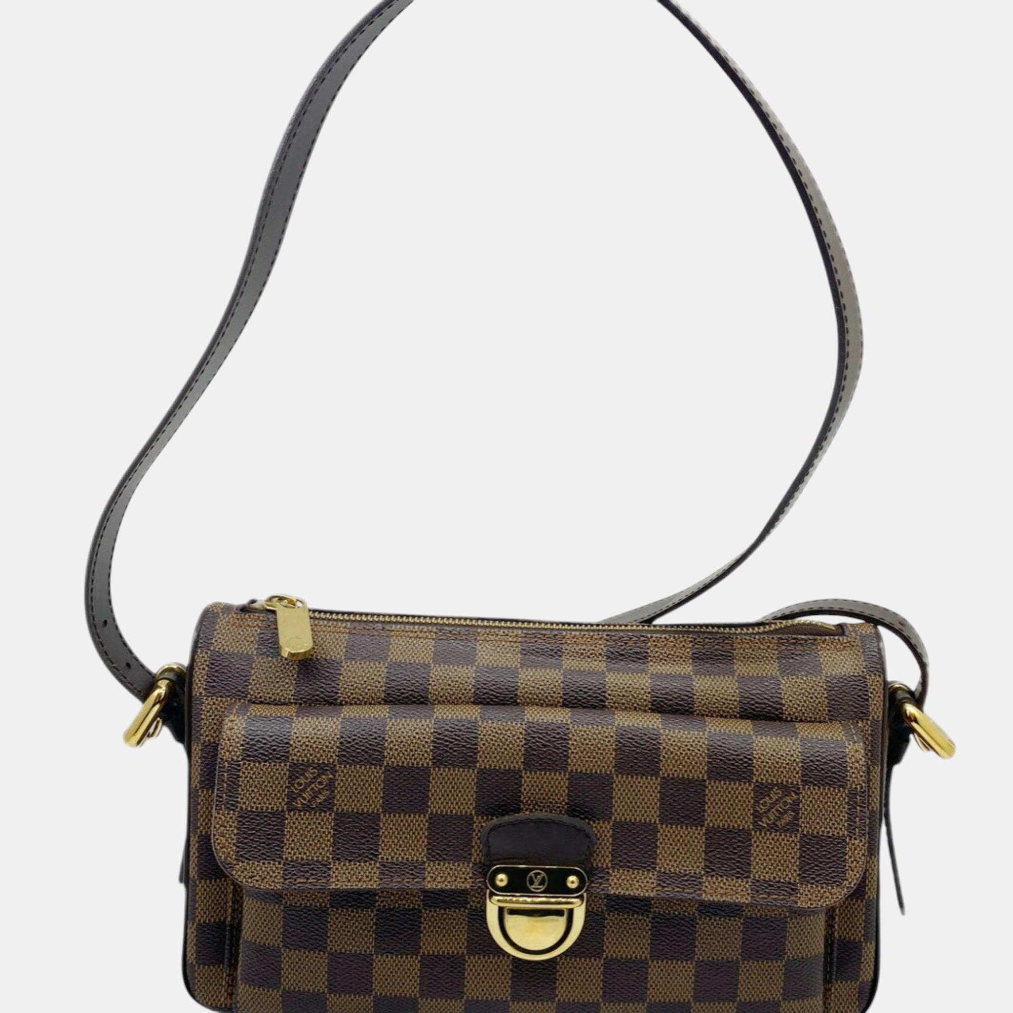 

Louis Vuitton Damier Ravello GM Ebene Shoulder Bag, Brown