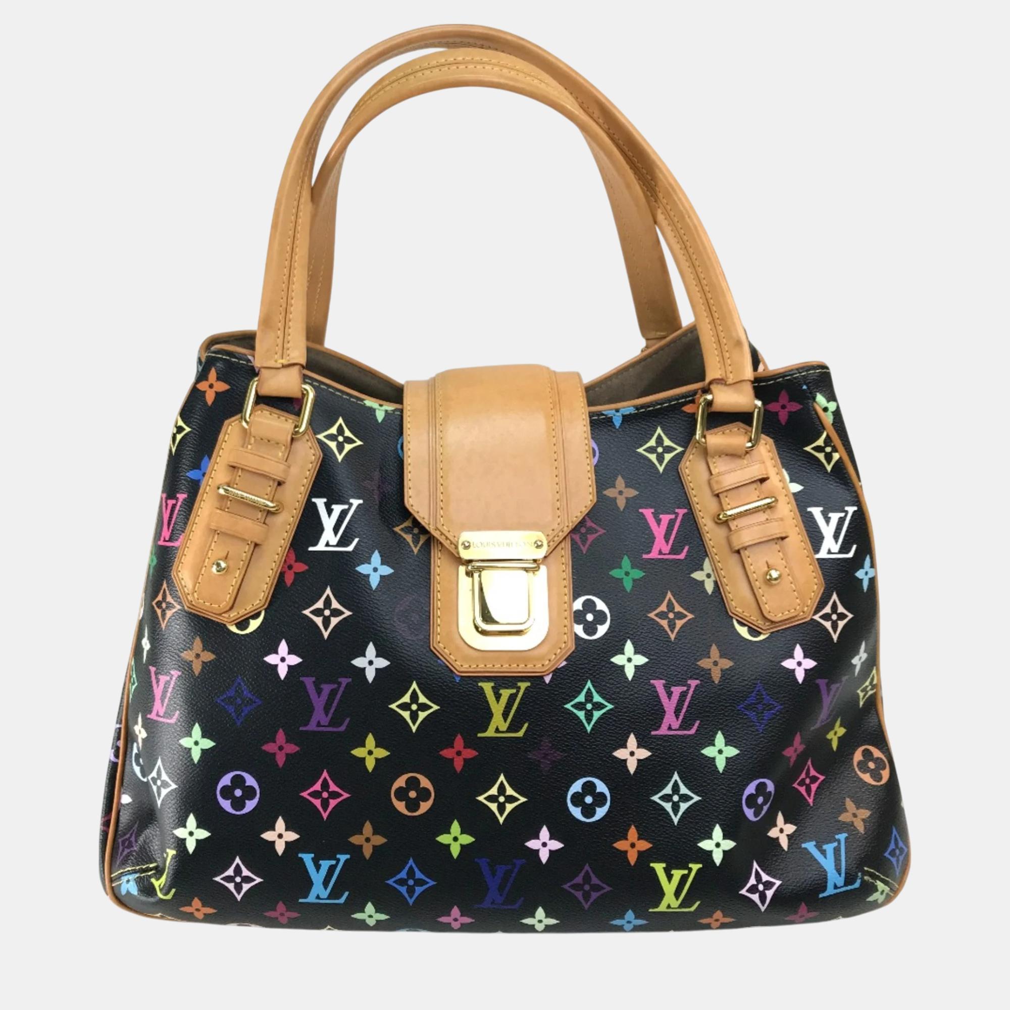 

Louis Vuitton Noir Black Monogram Multicolore Hand Bag
