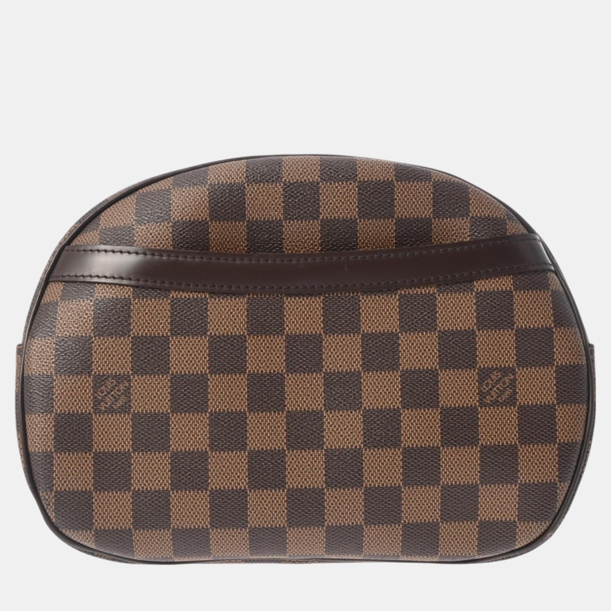 

Louis Vuitton Brown Canvas Damier Blois Shoulder Bag