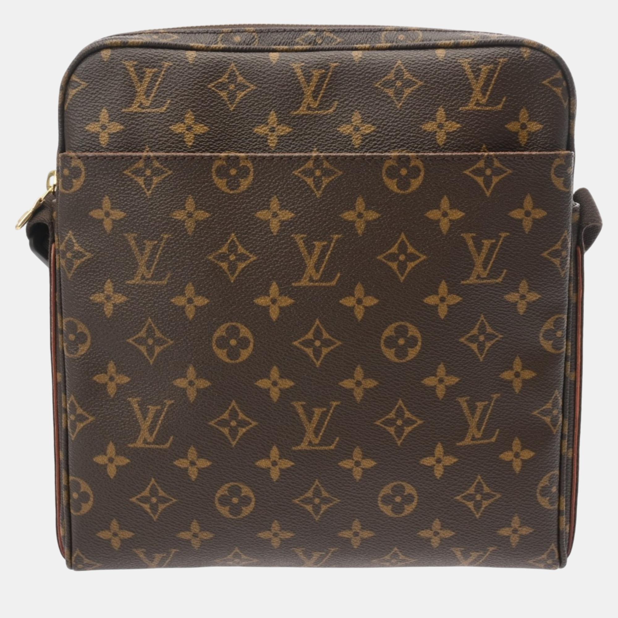 

Louis Vuitton Boule Brown Canvas Monogram Trotter Shoulder Bag