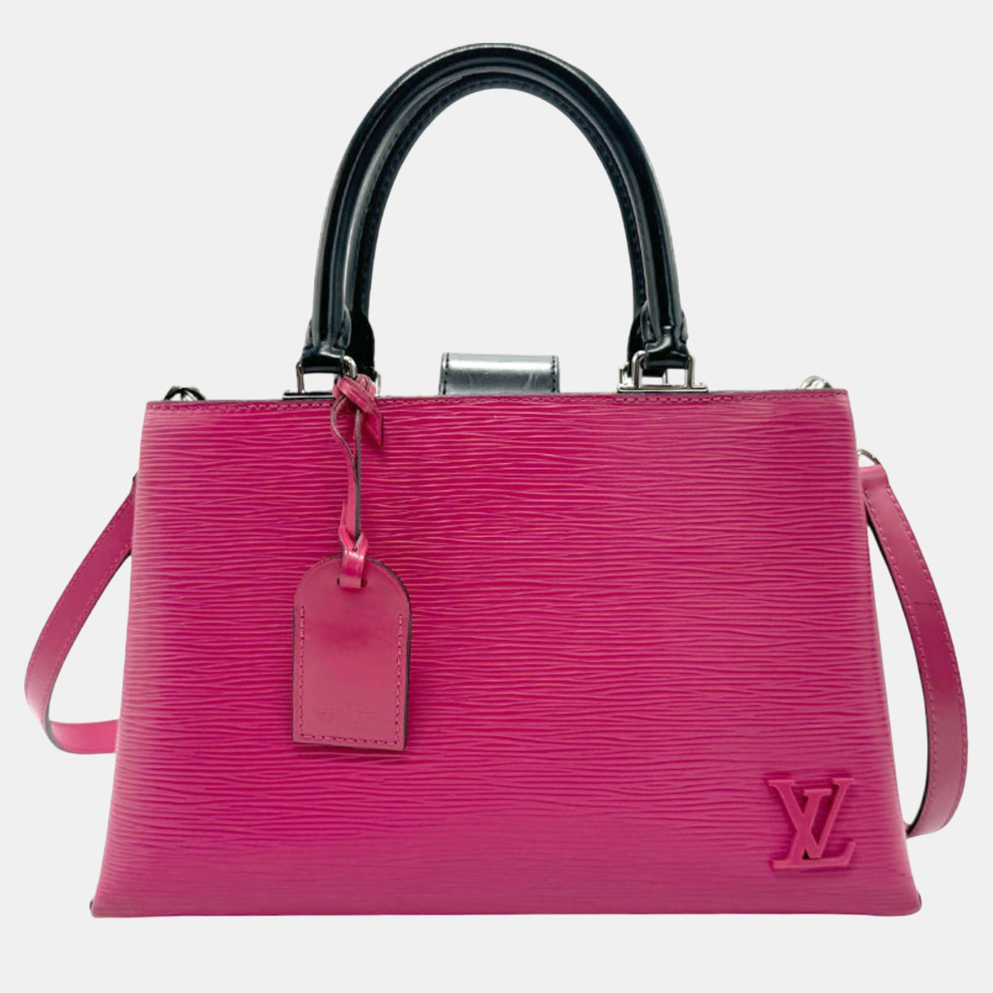 

Louis Vuitton Leather Hot Pink Epi Kleber PM Handbag