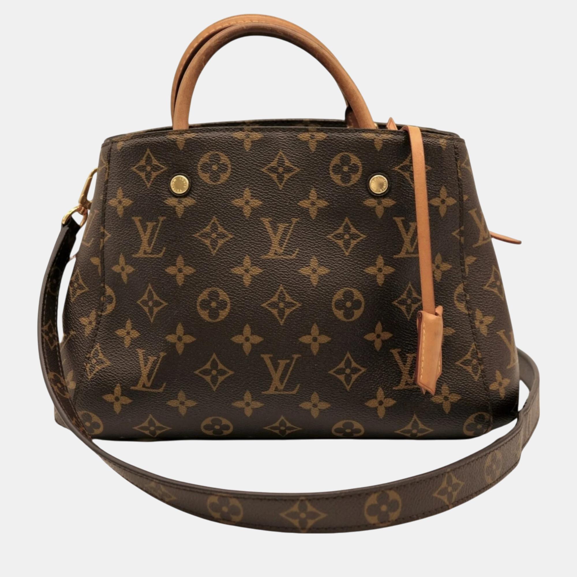 

Louis Vuitton Monogram Canvas Brown Montaigne BB Handbag