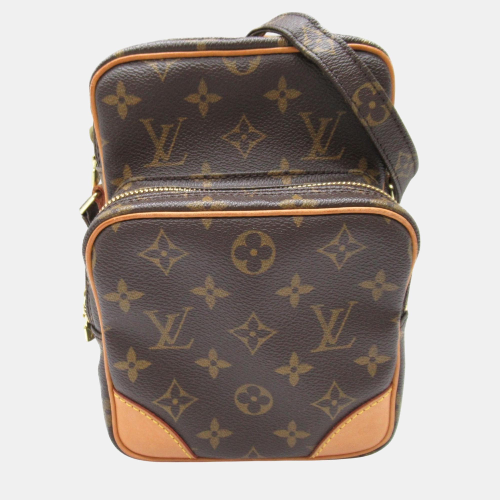 

Louis Vuitton Coated Canvas Monogram Brown Amazon Shoulder Bag