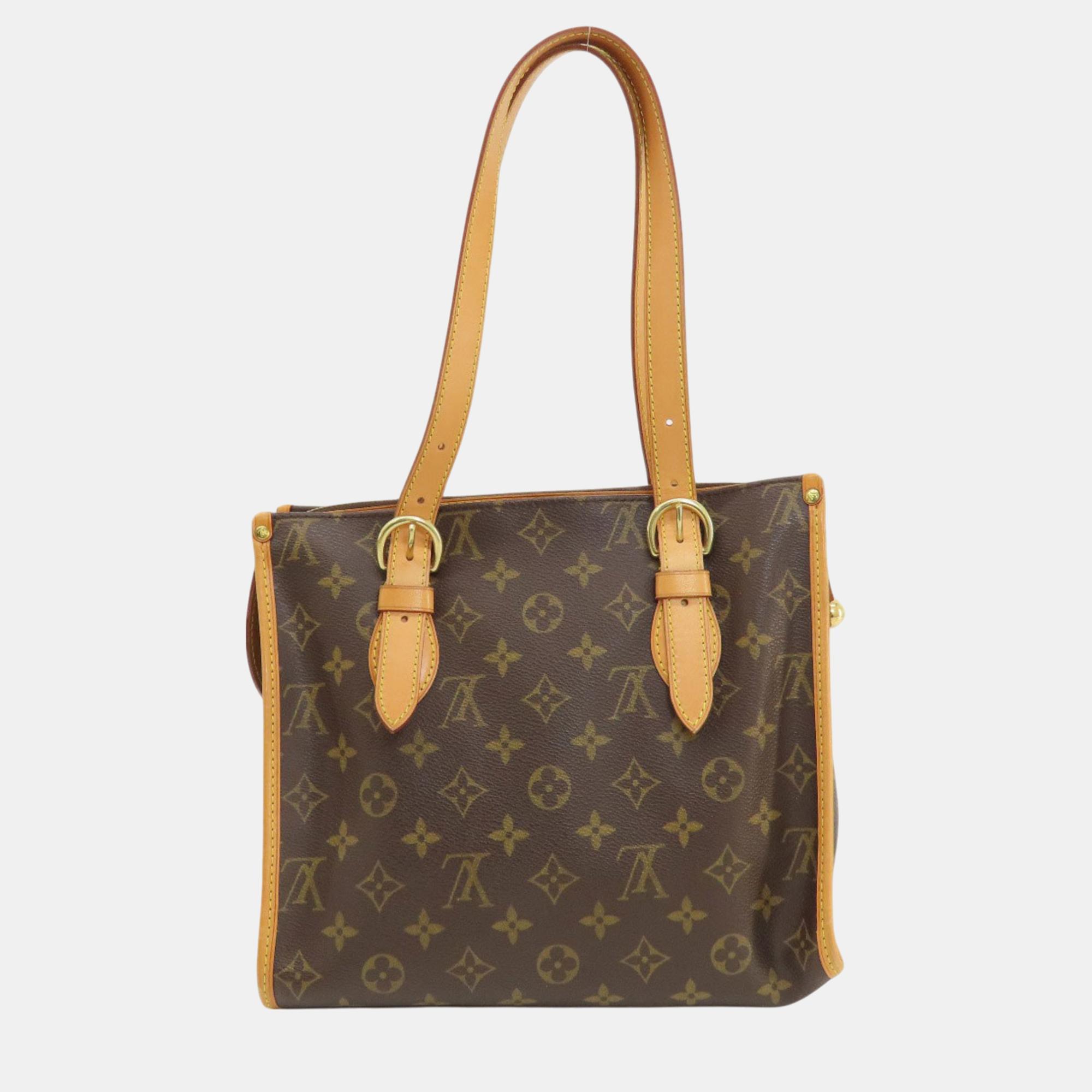 

Louis Vuitton Canvas Popincourt Au Monogram Tote Bag, Brown