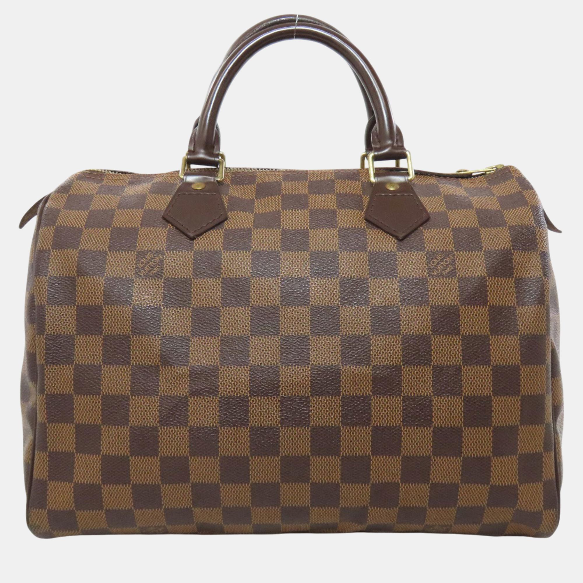 

Louis Vuitton Damier Canvas Speedy 30 Handbag, Brown