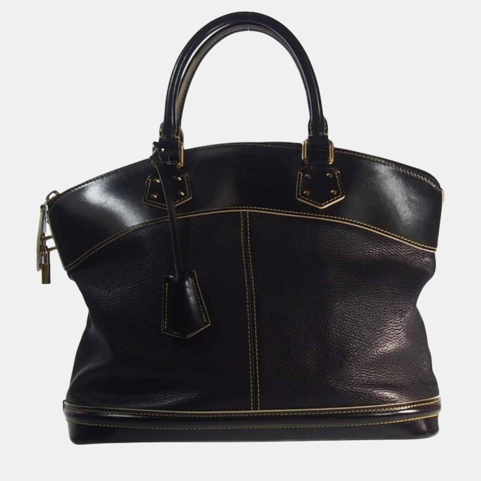 

Louis Vuitton Bron Lockit PM Suhari Tote Bag, Black