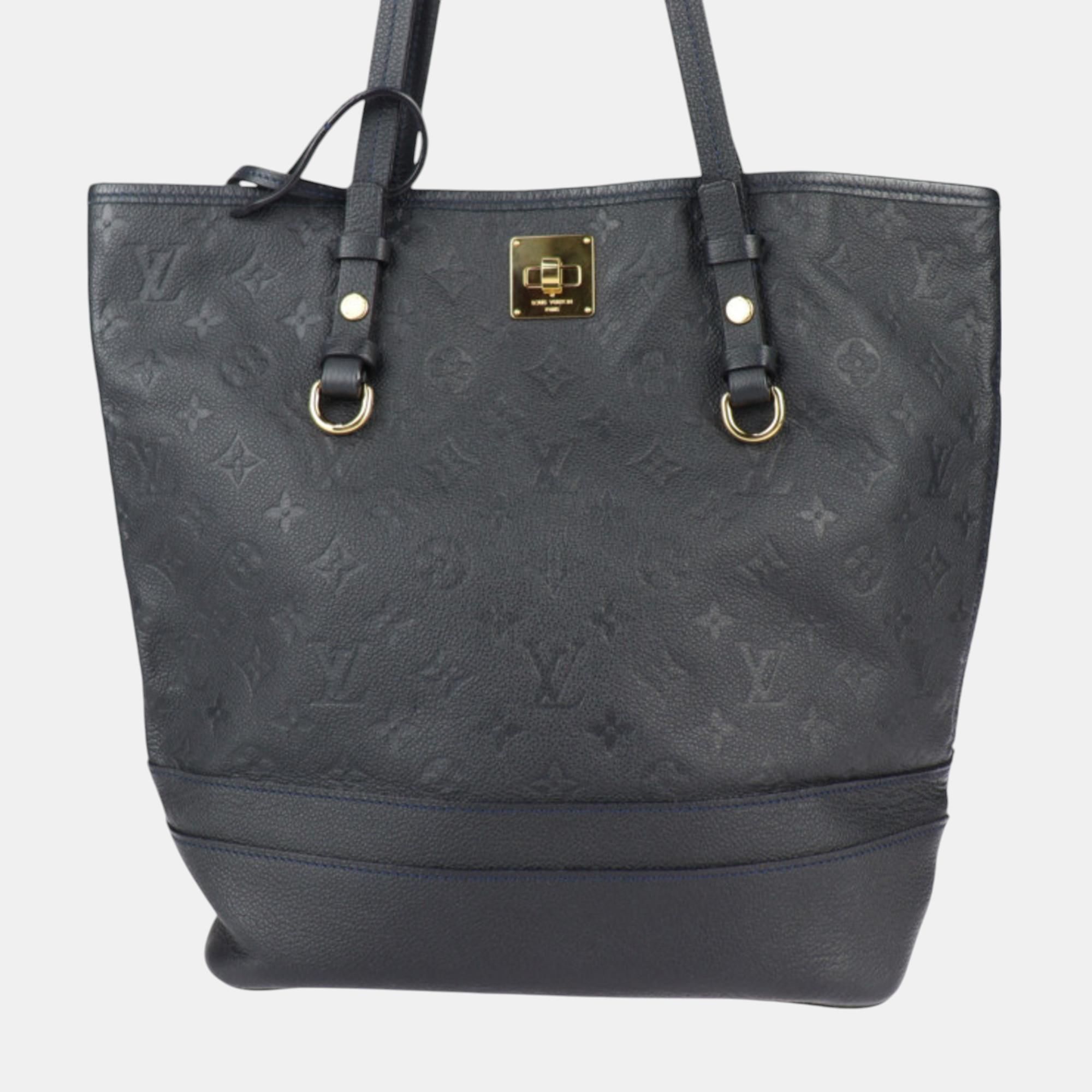 

Louis Vuitton Monogram Empreinte Black Citadines PM Tote Bag