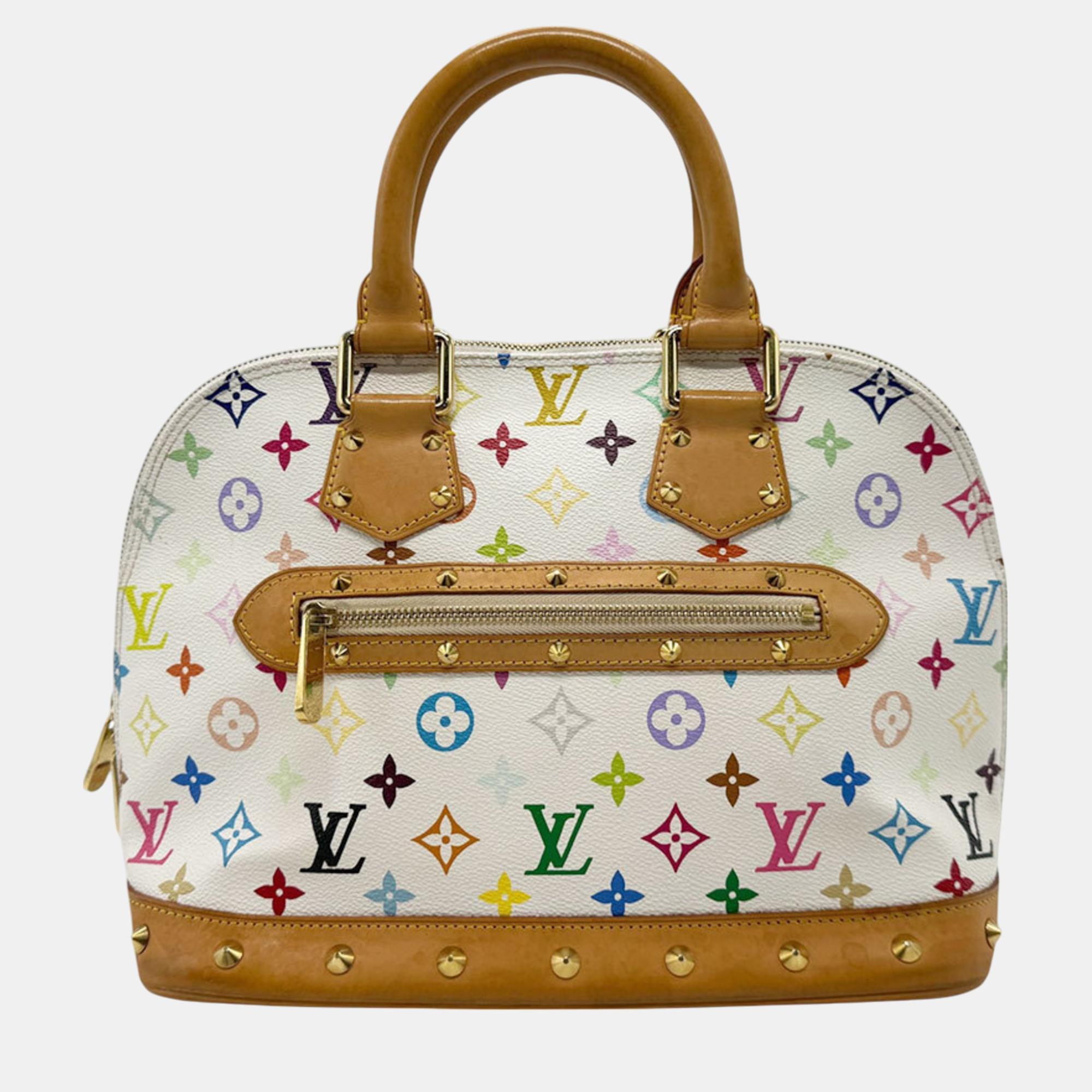 

Louis Vuitton Monogram Multicolor Blanc Handbag