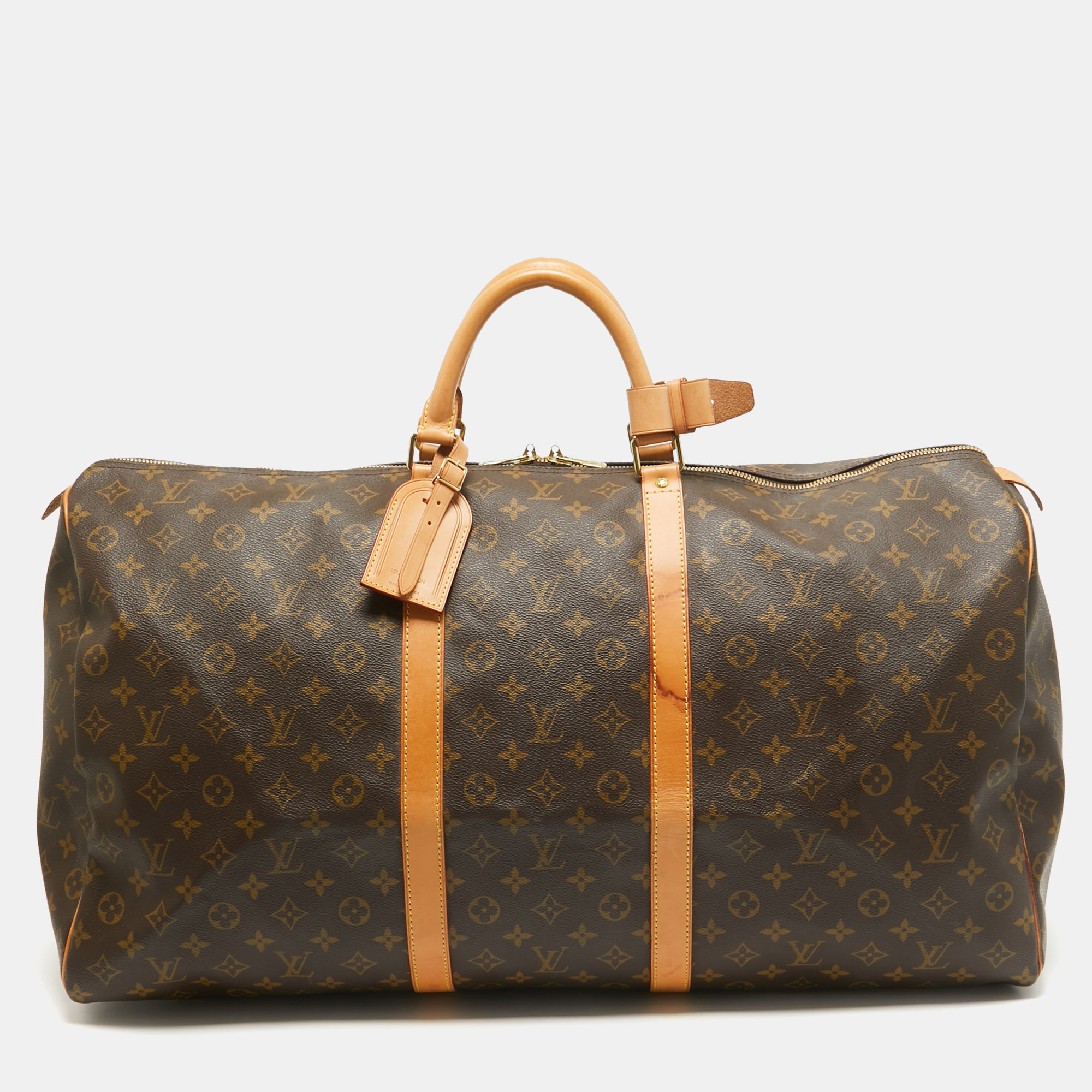 

Louis Vuitton Monogram Canvas Keepall 60 Bag, Brown