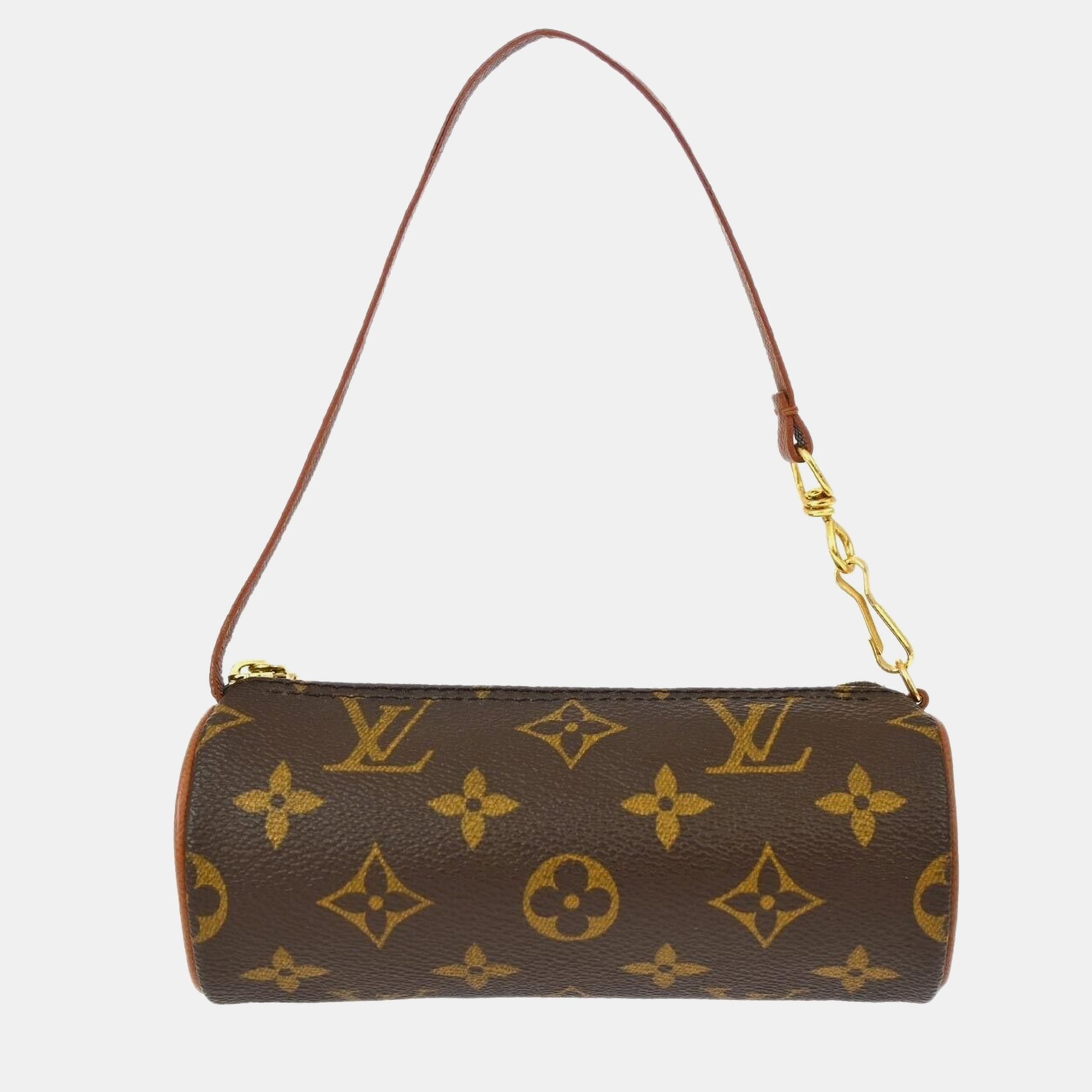 

Louis Vuitton Monogram Papillon Attached Pouch Bag, Brown