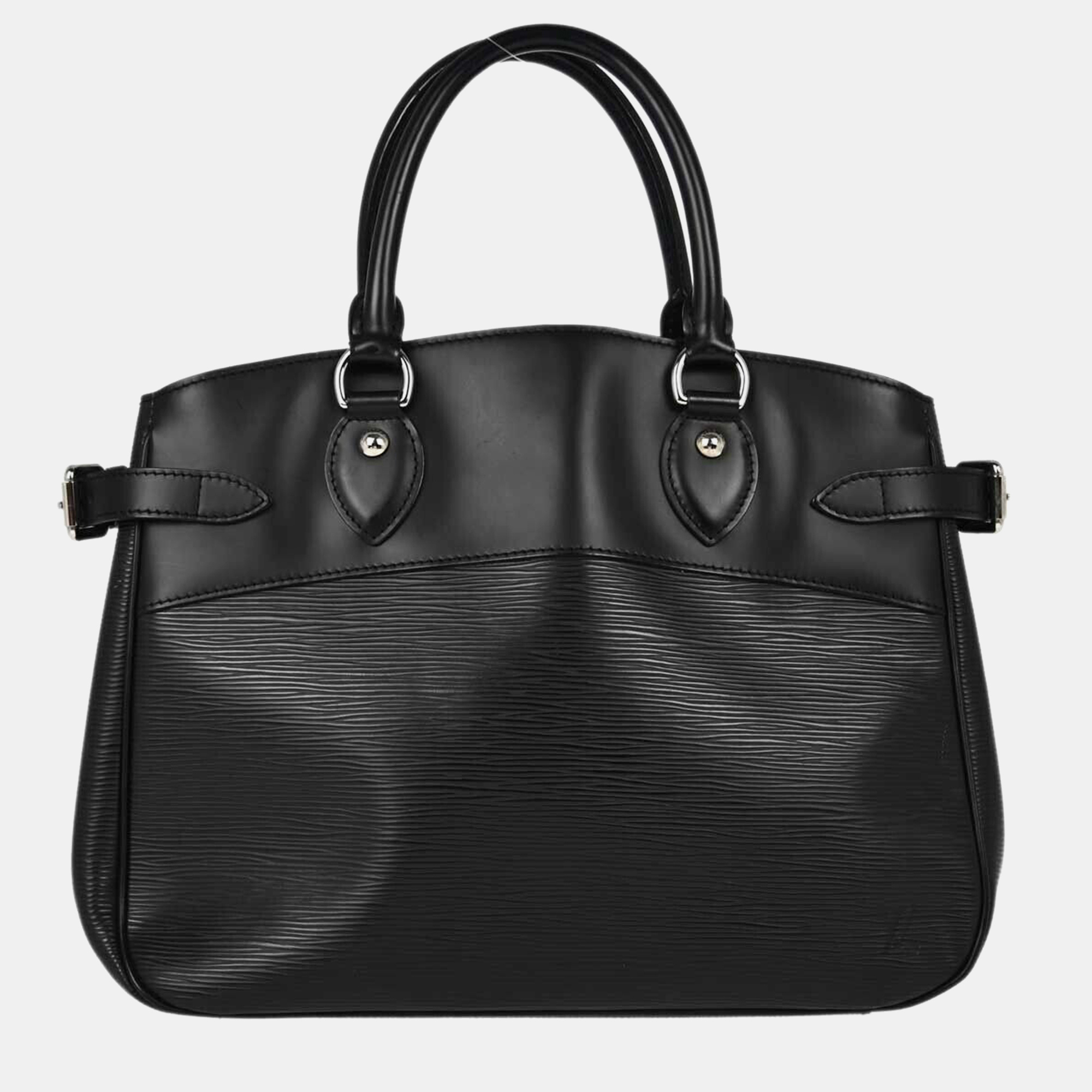 

Louis Vuitton Black Epi Passy PM Tote Handbag