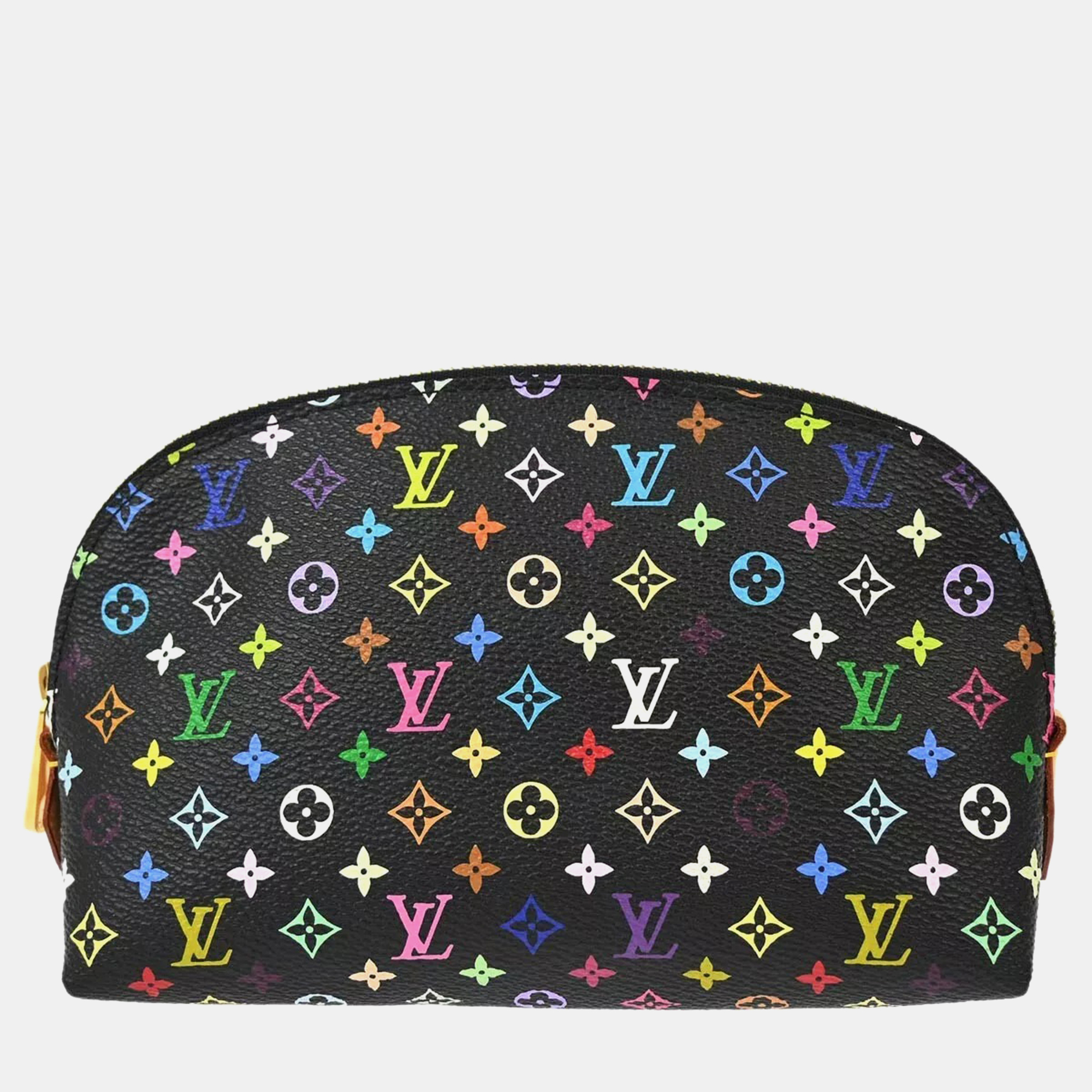 

Louis Vuitton Black Monogram Multicolor Pochette Cosmetic Bag