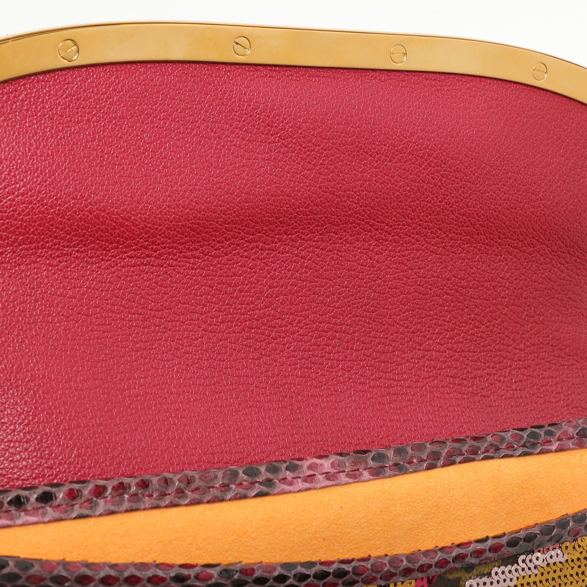 Louis Vuitton Multicolor Monogram Canvas and Sequin Savage Club Clutch 