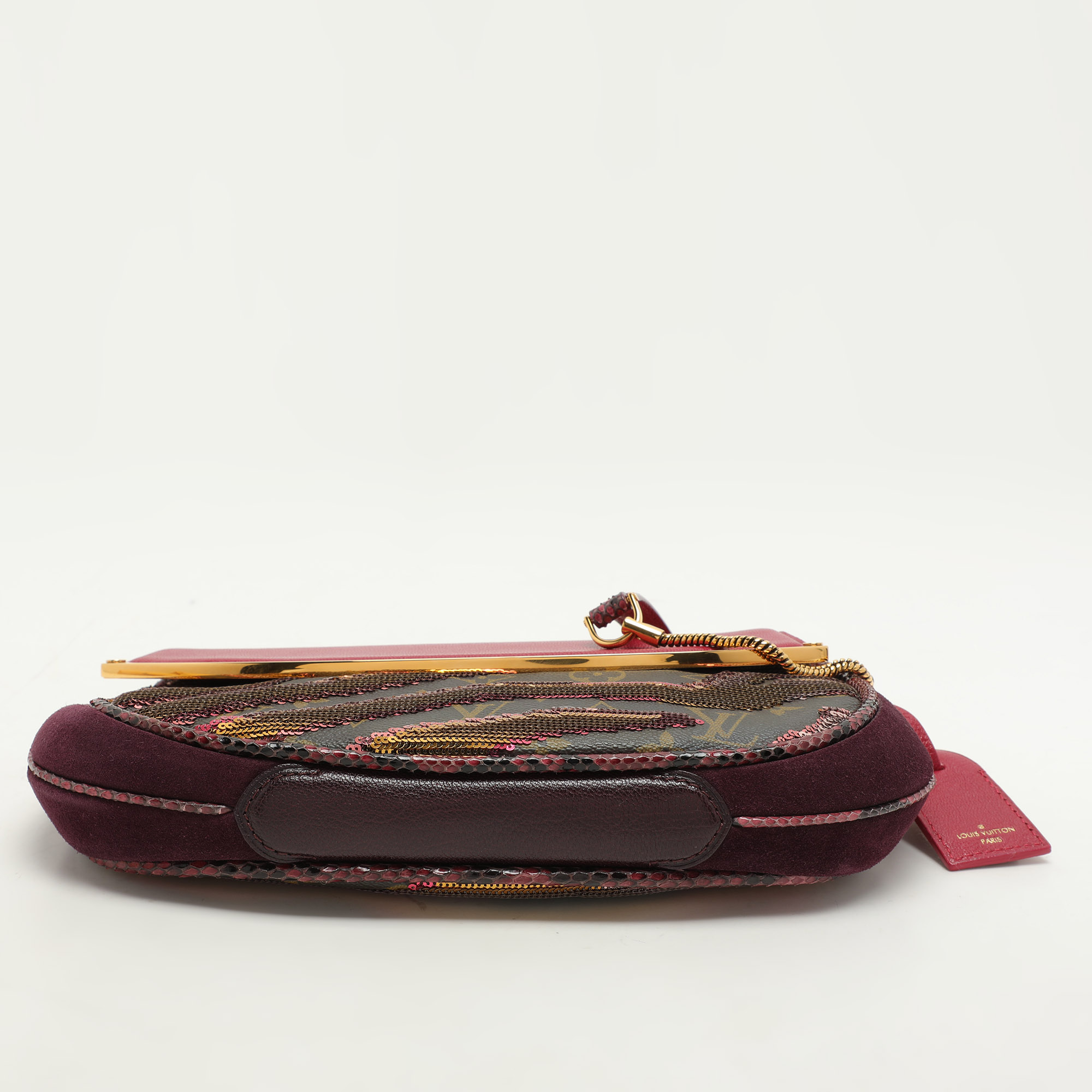 Louis Vuitton Multicolor Monogram Canvas and Sequin Savage Club Clutch 