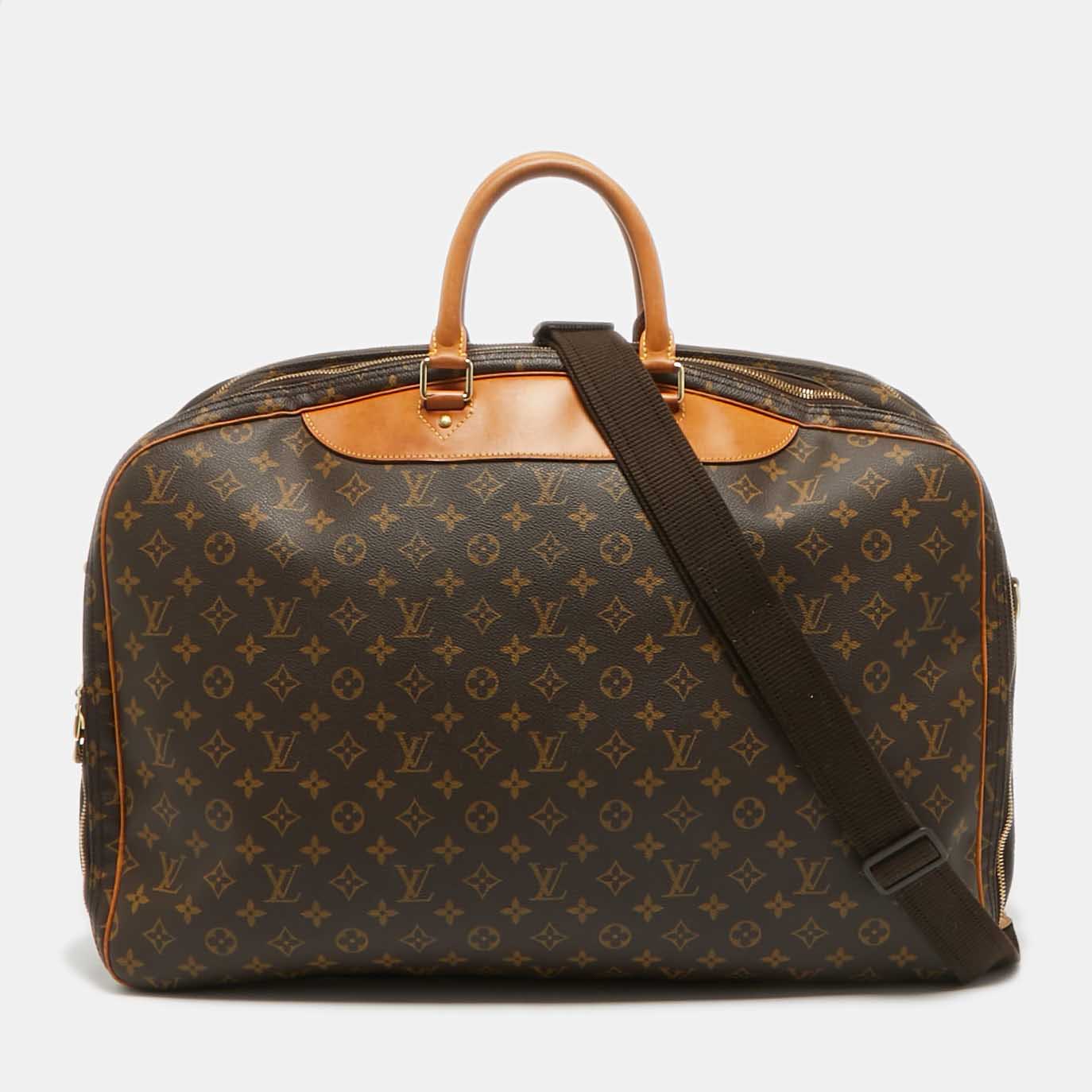 

Louis Vuitton Monogram Canvas Alize 2 Poche Soft Suitcase, Brown