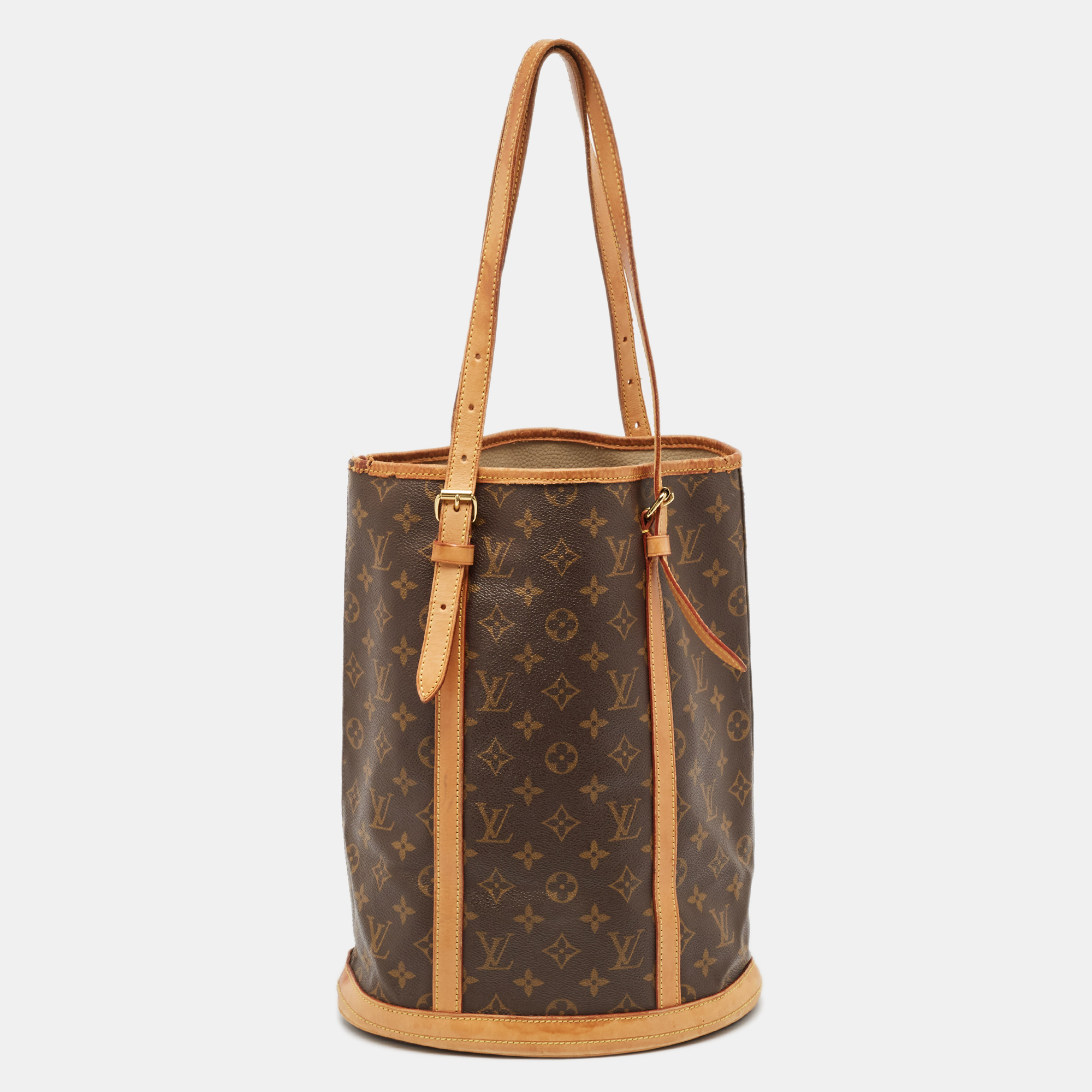 

Louis Vuitton Monogram Canvas Bucket GM Bag, Brown