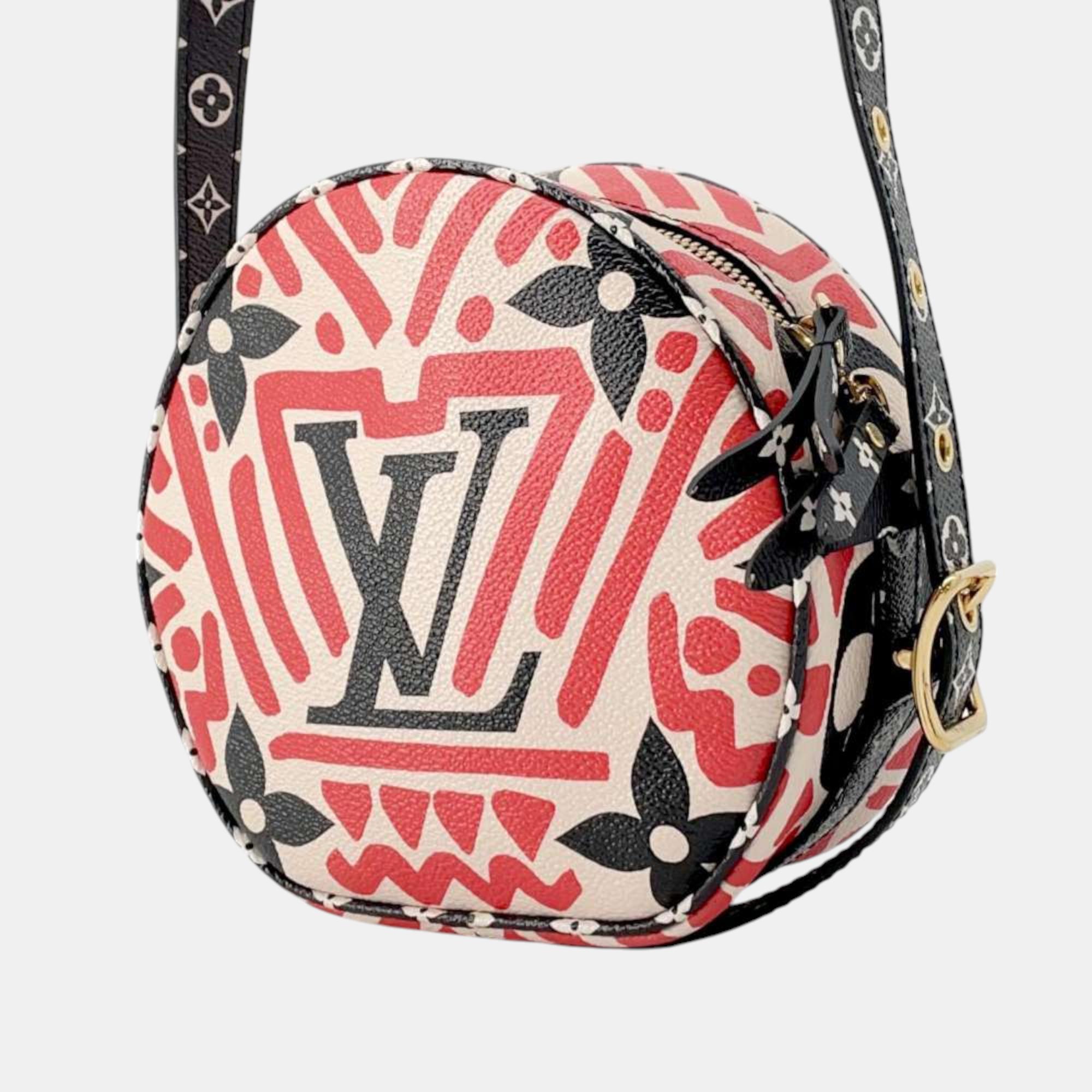 Louis Vuitton Rouge Monogram LV Crafty Boite Chapeau Soupour Claim Giant 